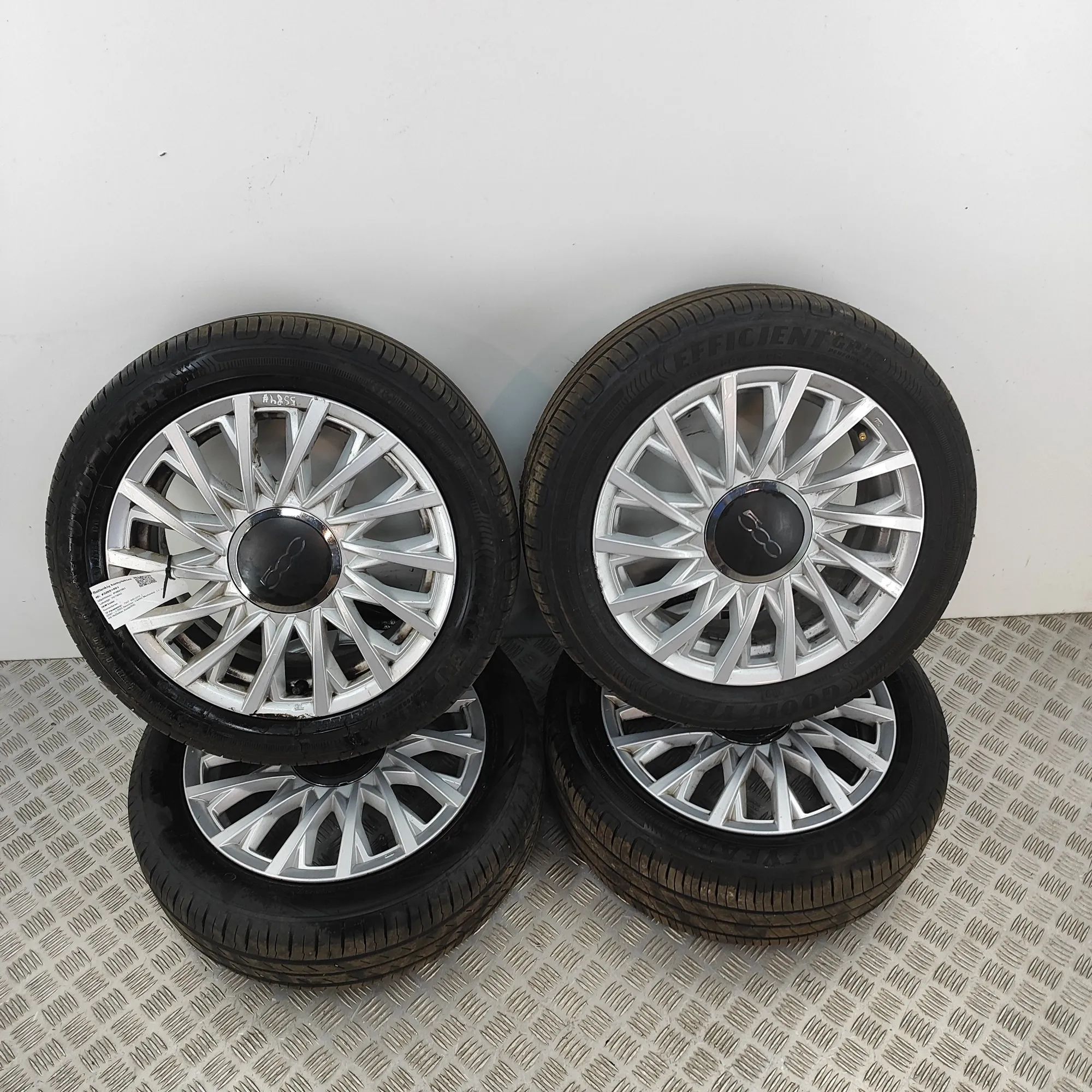 Fiat 500 (312) Alloy Wheel Set 52009577 Alloy Wheel Set FIAT 500 (312_) (2007-...