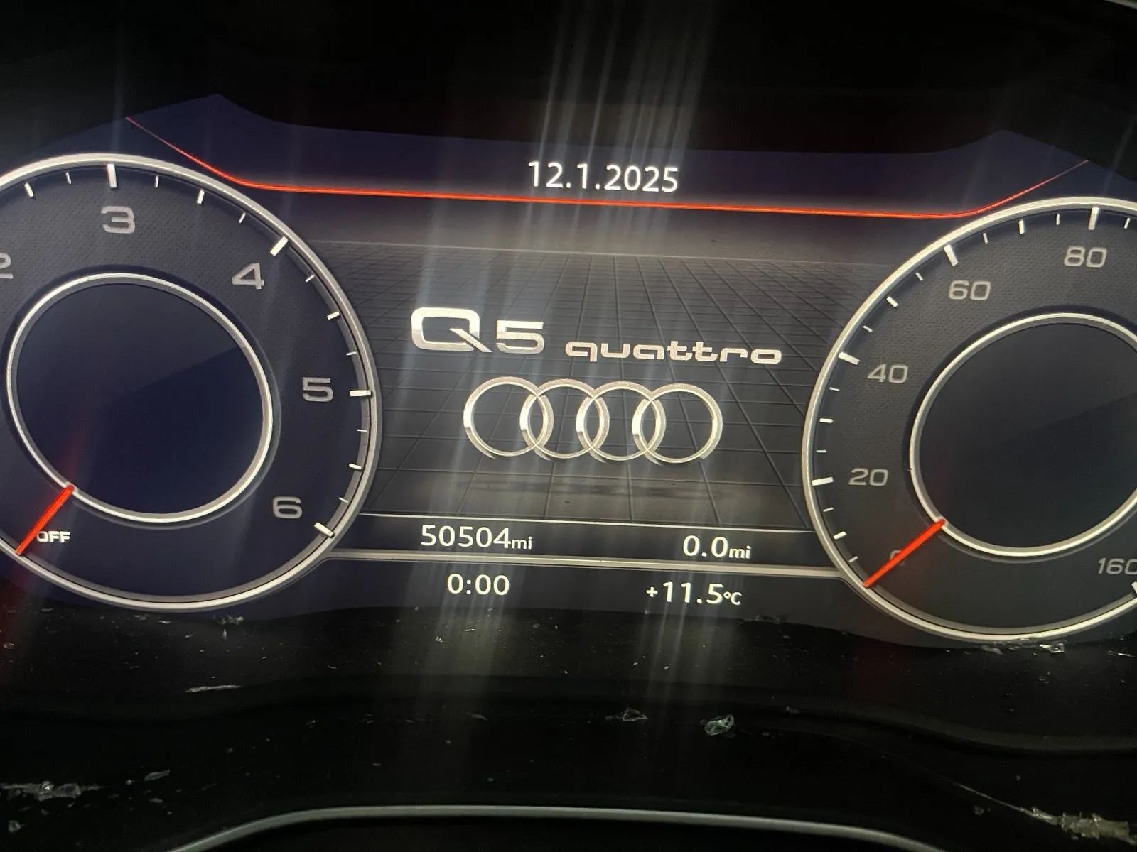 Audi Q5 (FY) Instrument Cluster Speedometer 0263731033, 8W5920790E Instrument Cluster Speed...