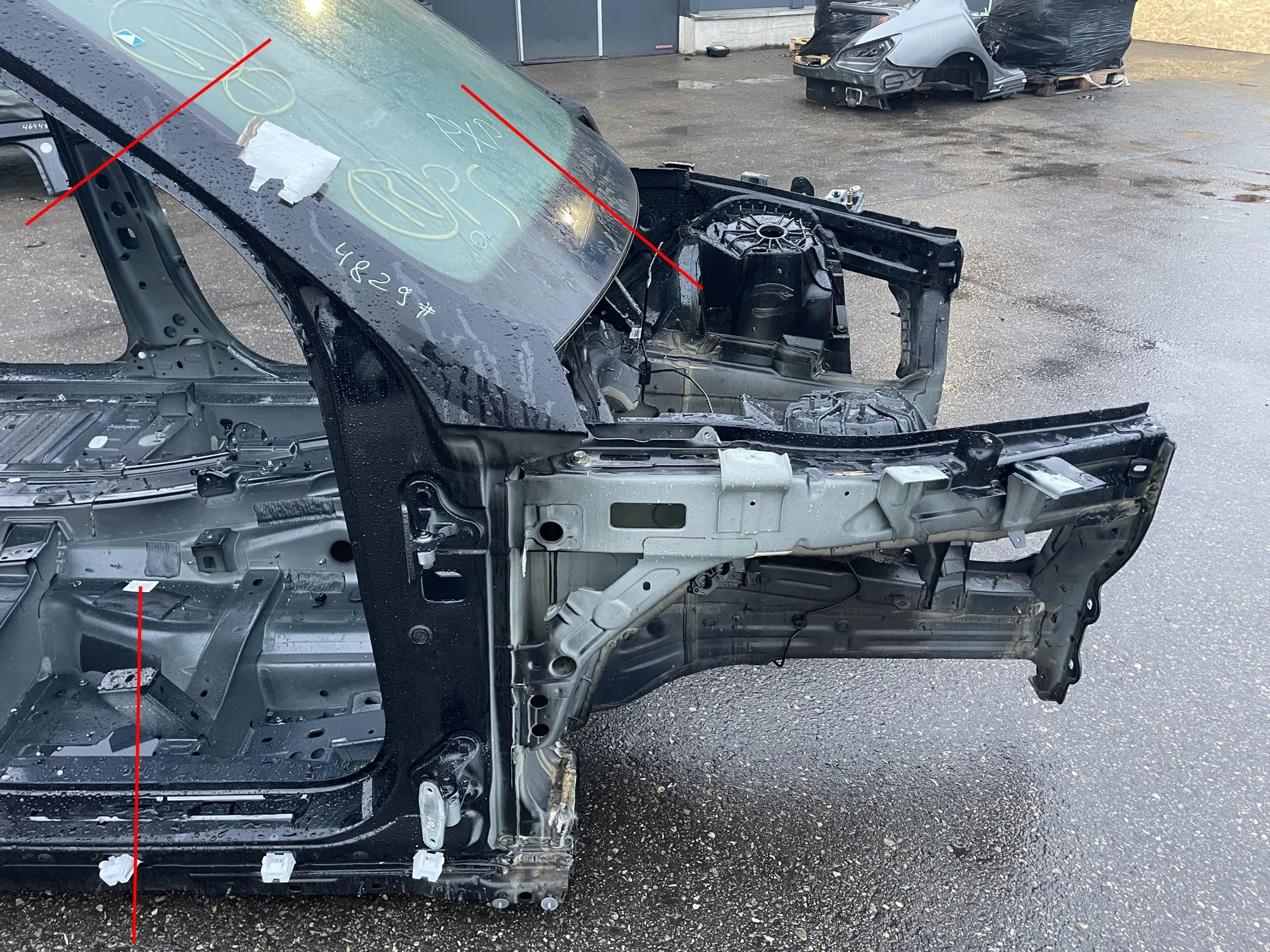 Mercedes-Benz GLE (W167) Front Right Quarter Panel Front Right Quarter Panel MERCEDES-BENZ GLE (W1...