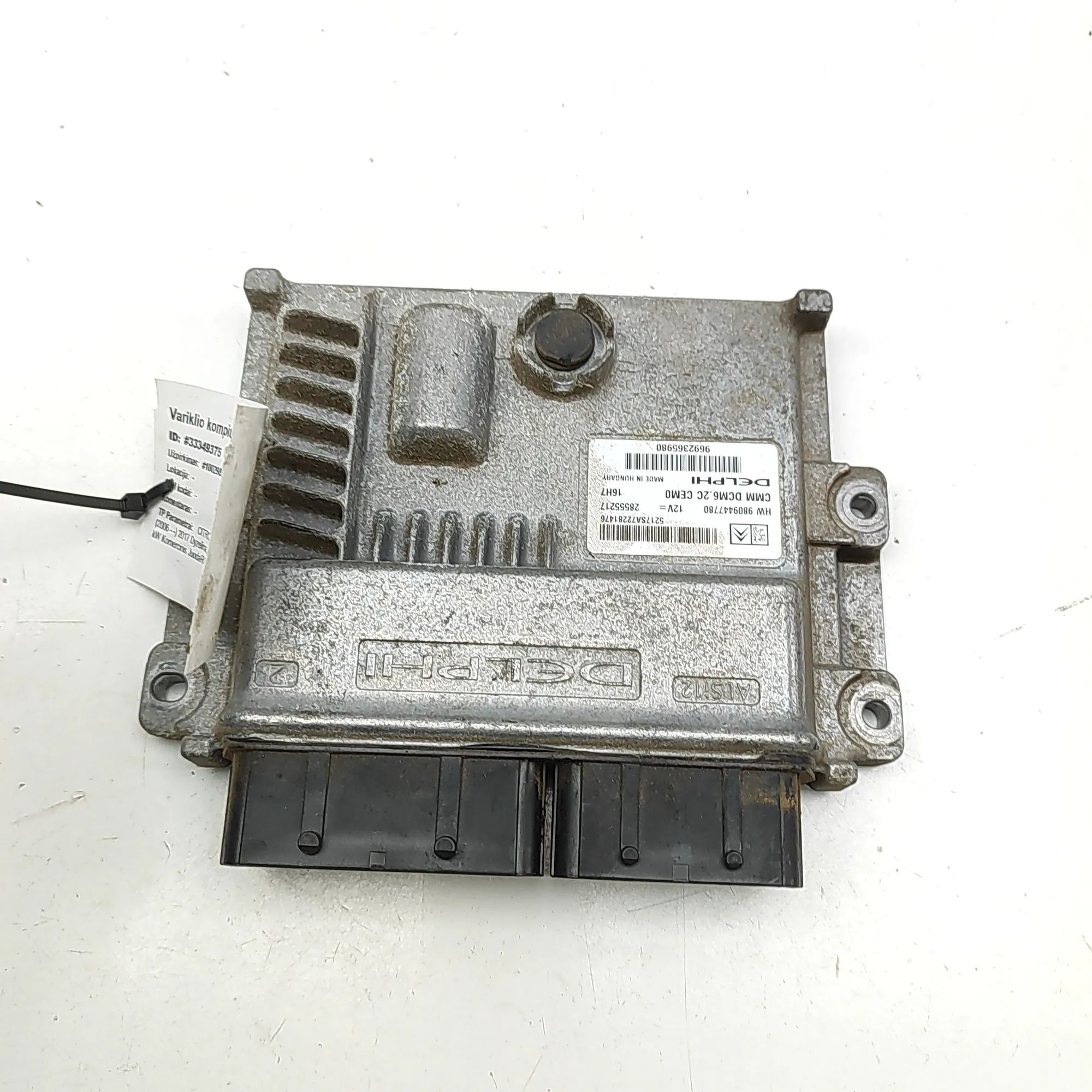Citroen Jumper Engine Control Unit 9809447780, 28555217, 9692365980 Engine Control...