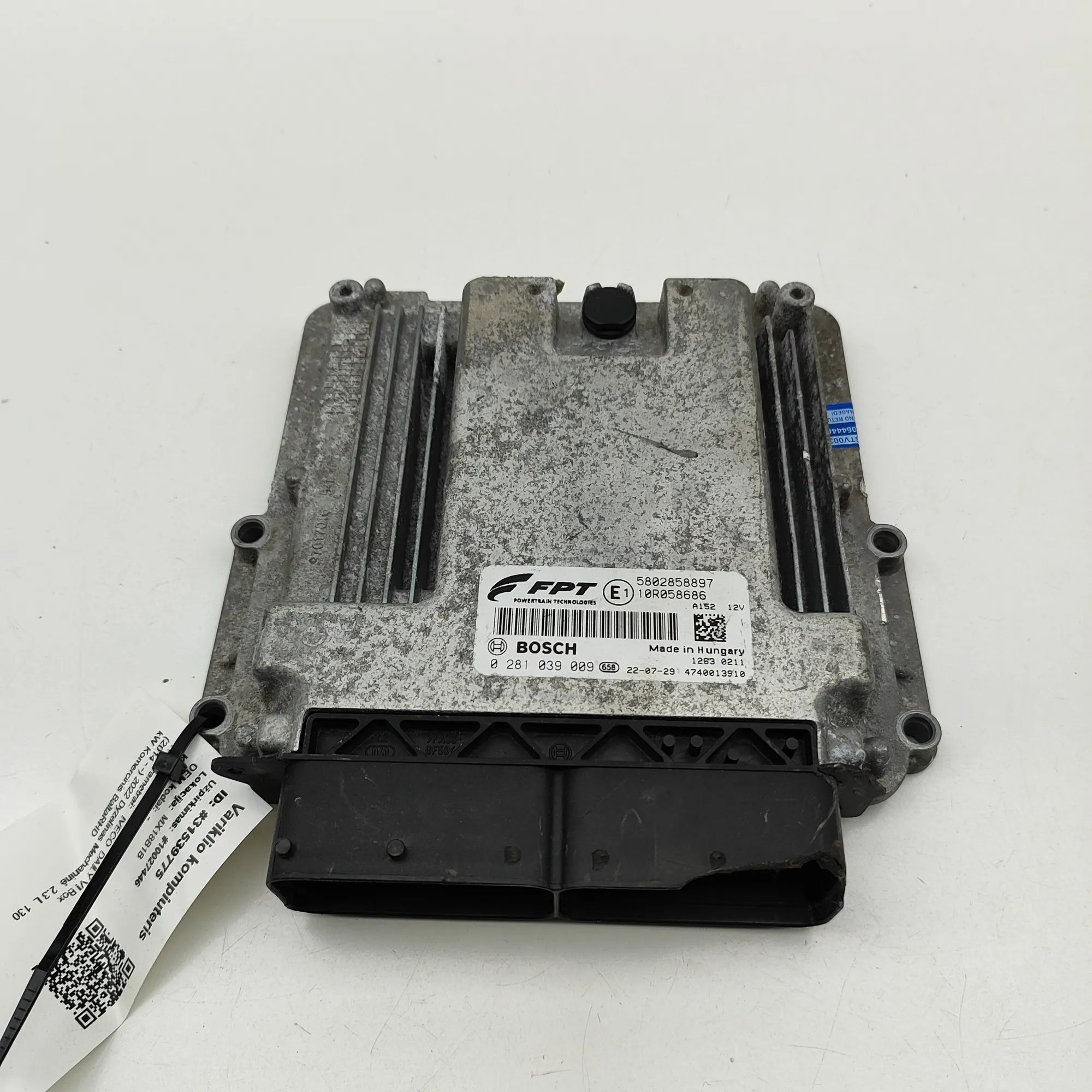 Iveco Daily Engine Control Unit 10R058686, 0281039009, 5802858897 Engine Contro...