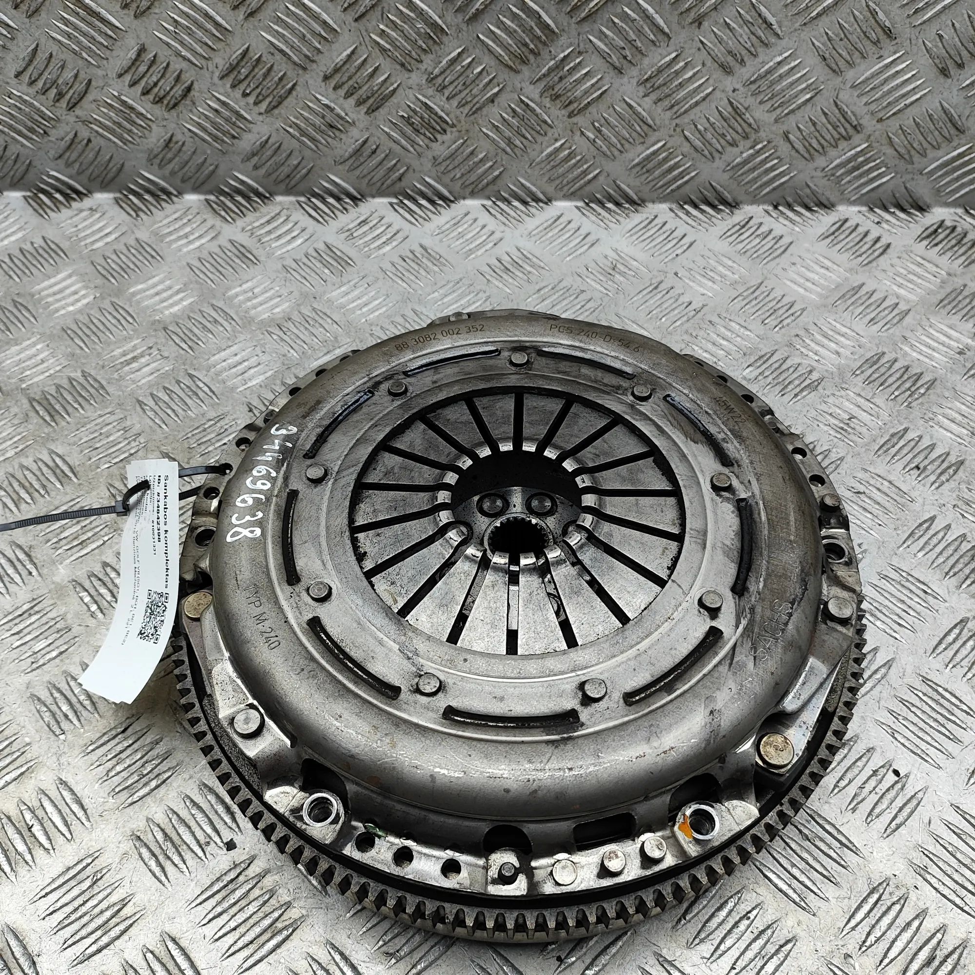 Volkswagen Golf 7 clutch kit PCS240-D-54-6, PSC240-09.3-092, 881864999502, 8...