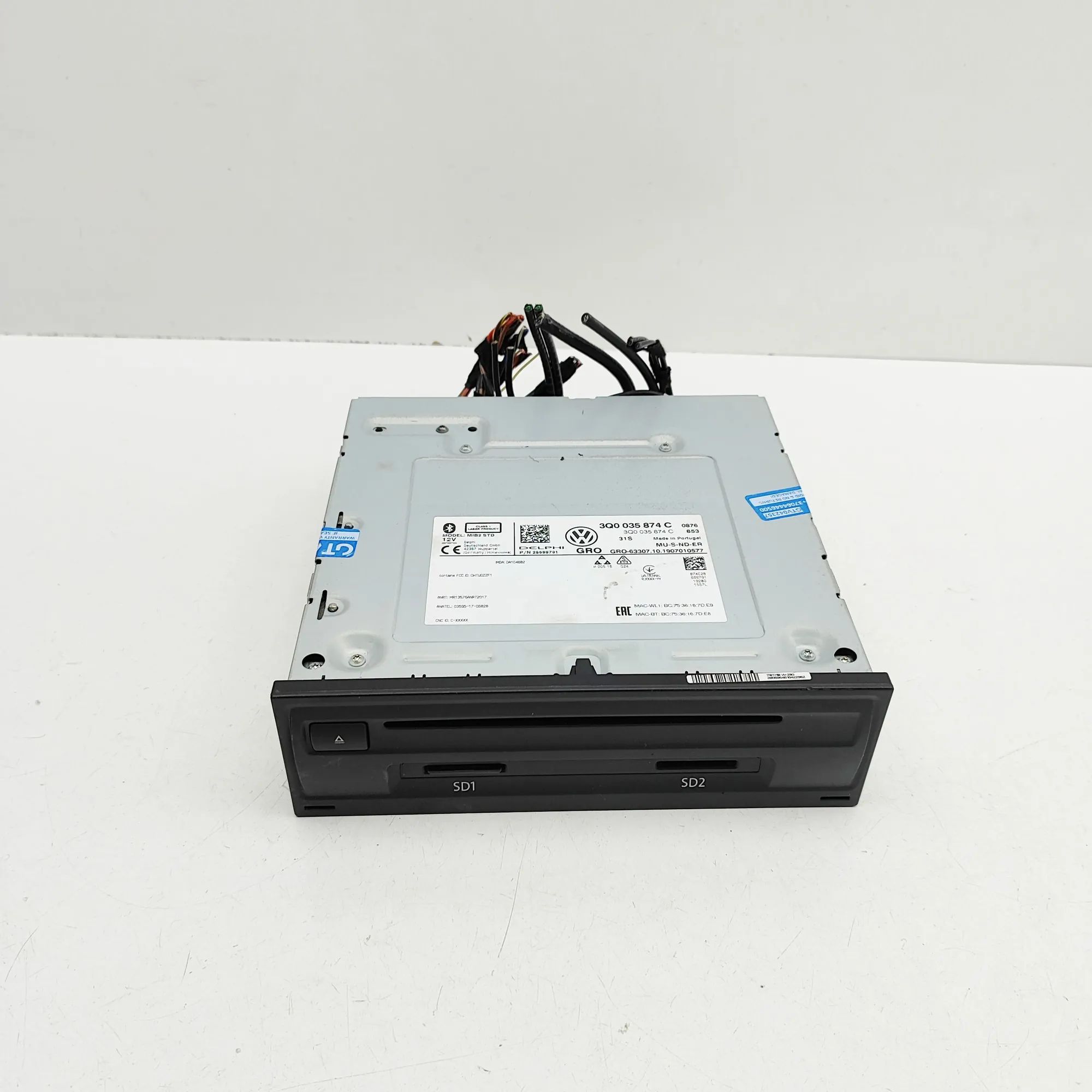 Volkswagen T-Roc Navigation Control Unit 3Q0035874C Navigation Control Unit VW T-ROC (A1...