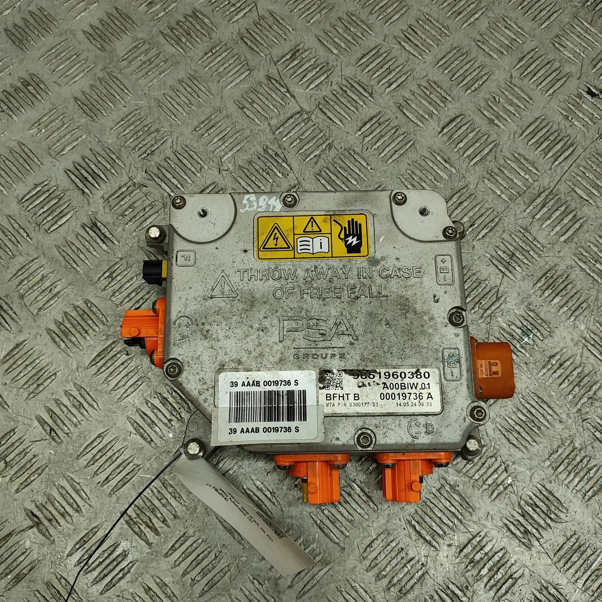 Peugeot 5008 Inverter 9851960380 Inverter PEUGEOT 5008 (III KA, KB, K...