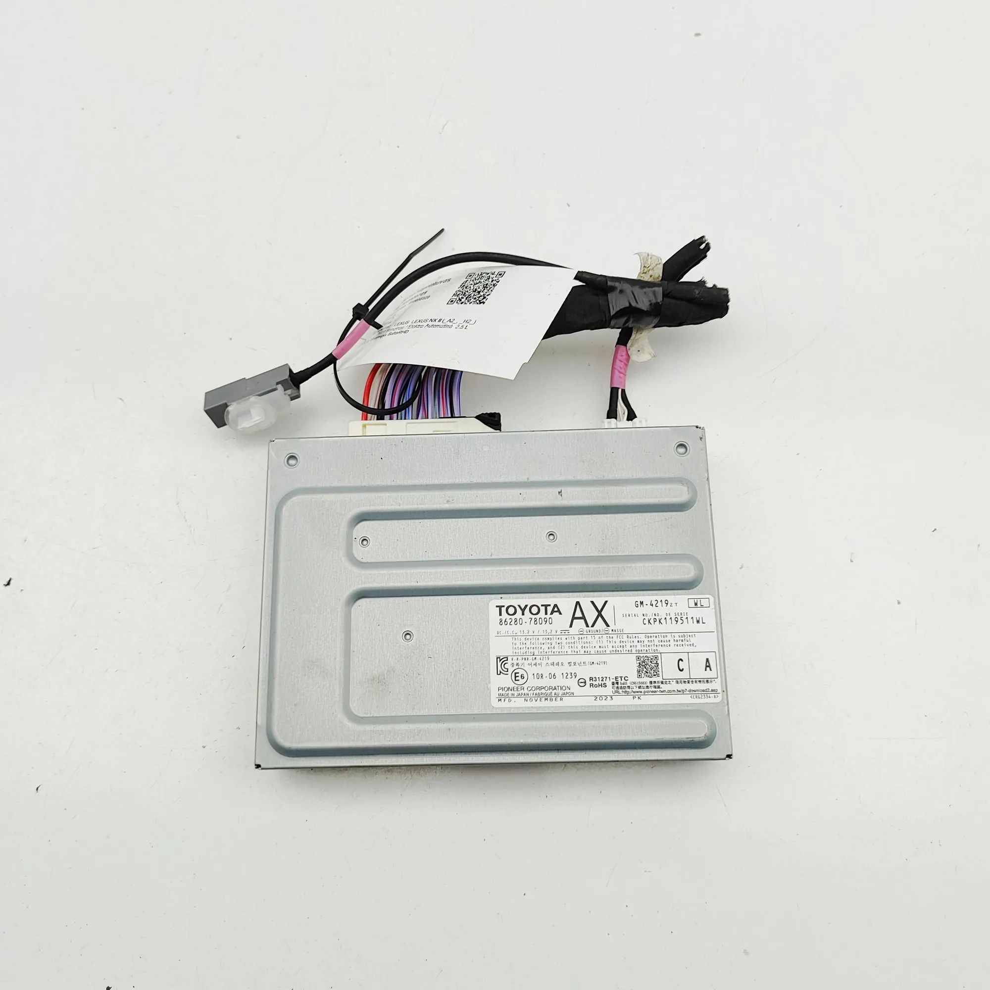 Lexus NX Sound amplifier 86280-78090 Sound Amplifier LEXUS NX (II _A2_, ...
