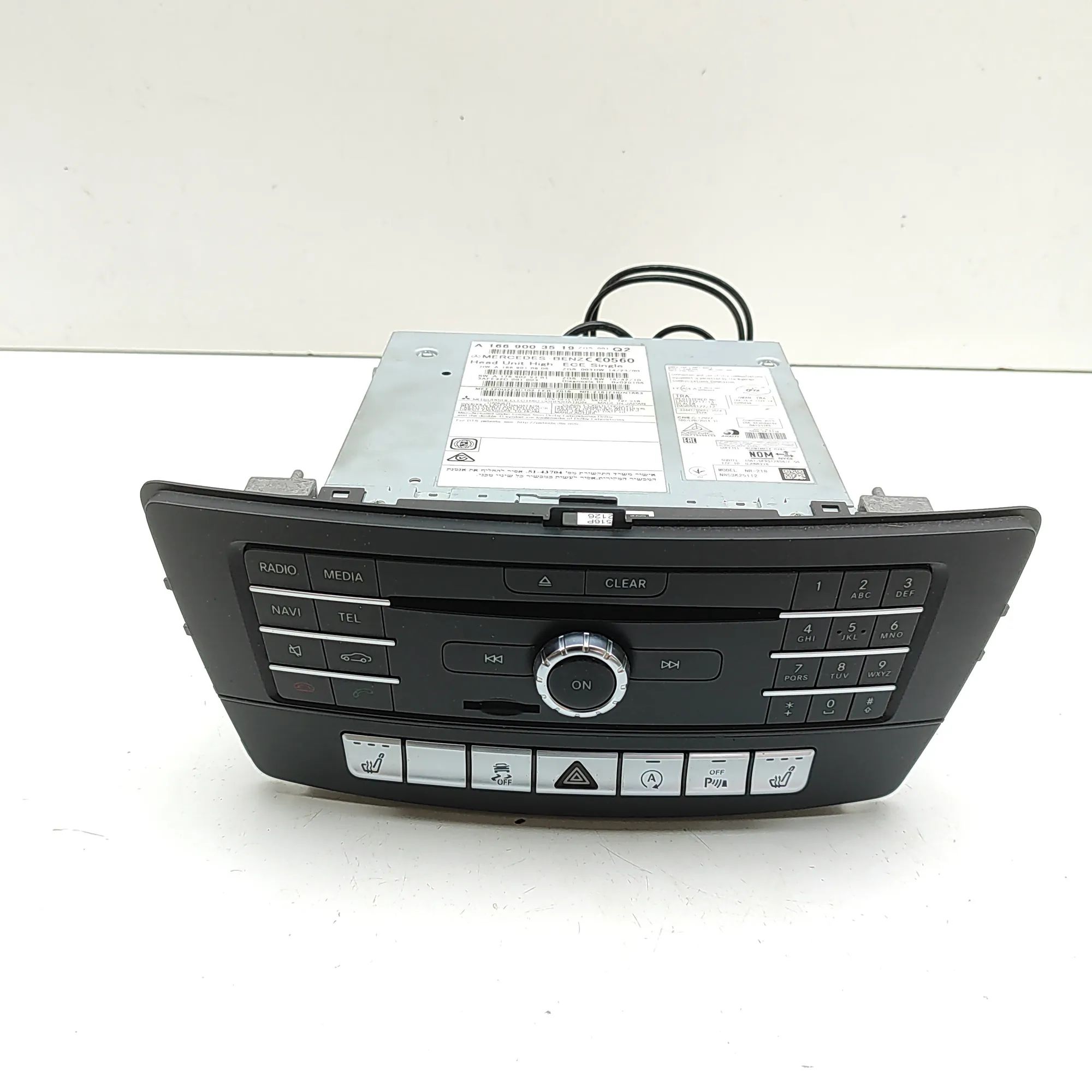 Mercedes-Benz ML / GLE (W166) Music Navi CD Radio Player Head Unit A1669010805, A1769022301, A1669003519 Music Nav...