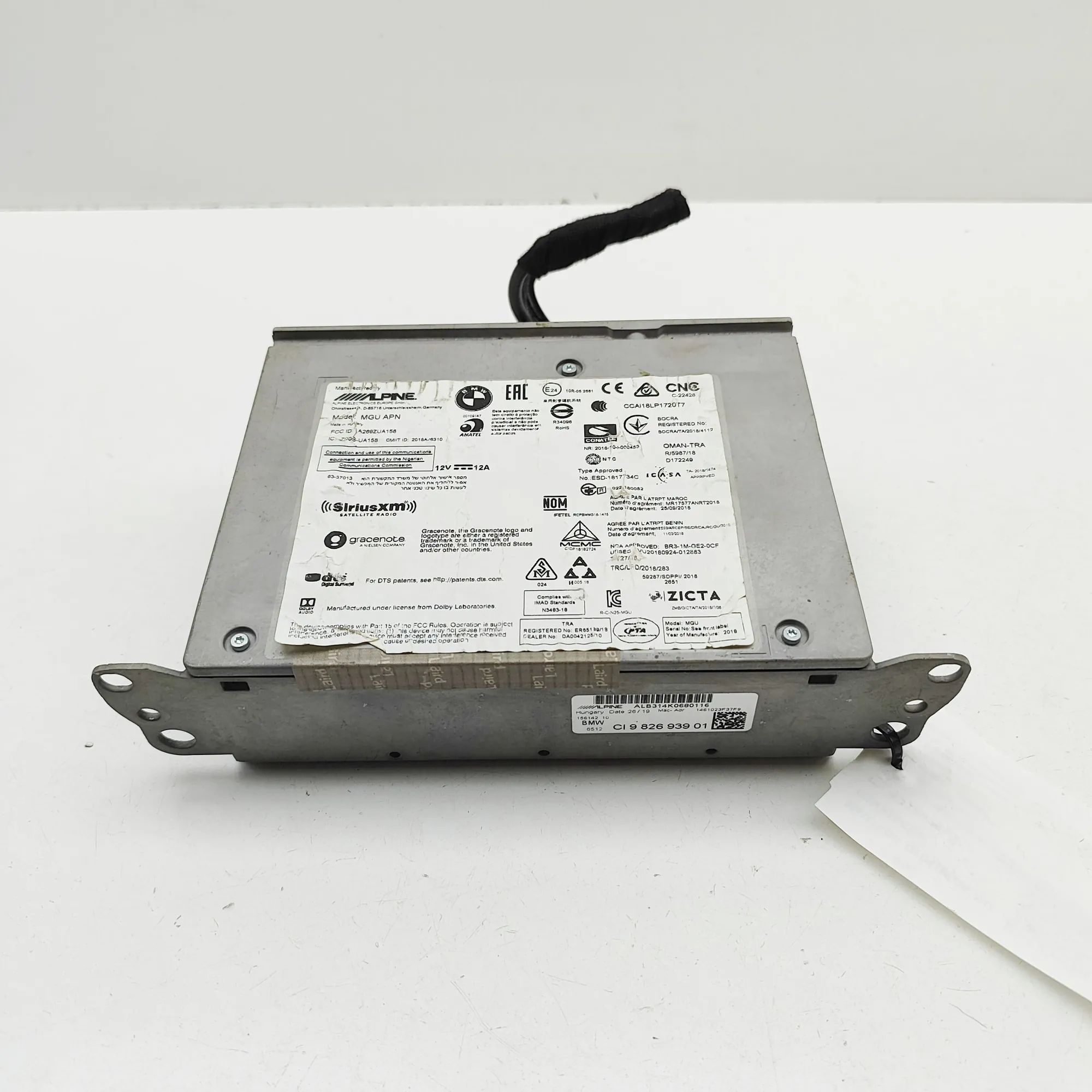 BMW 5 (G30 / G31) Music Navi CD Radio Player Head Unit A269ZUA158, 9826939 Music Navi CD Radio Player ...