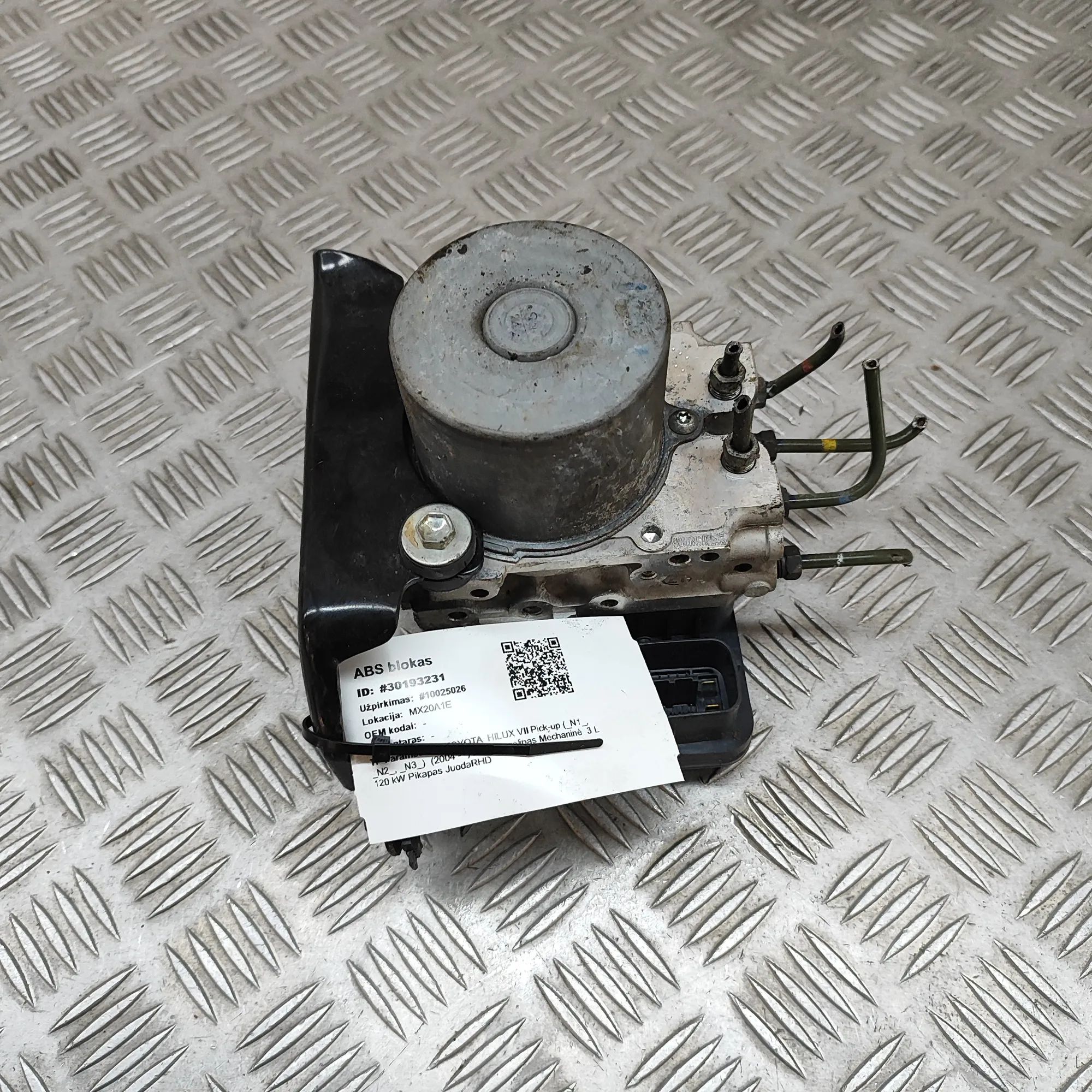 Toyota Hilux ABS hydraulic pump 89541-71250, 133000-2710, 44540-71260 ABS Pump ...