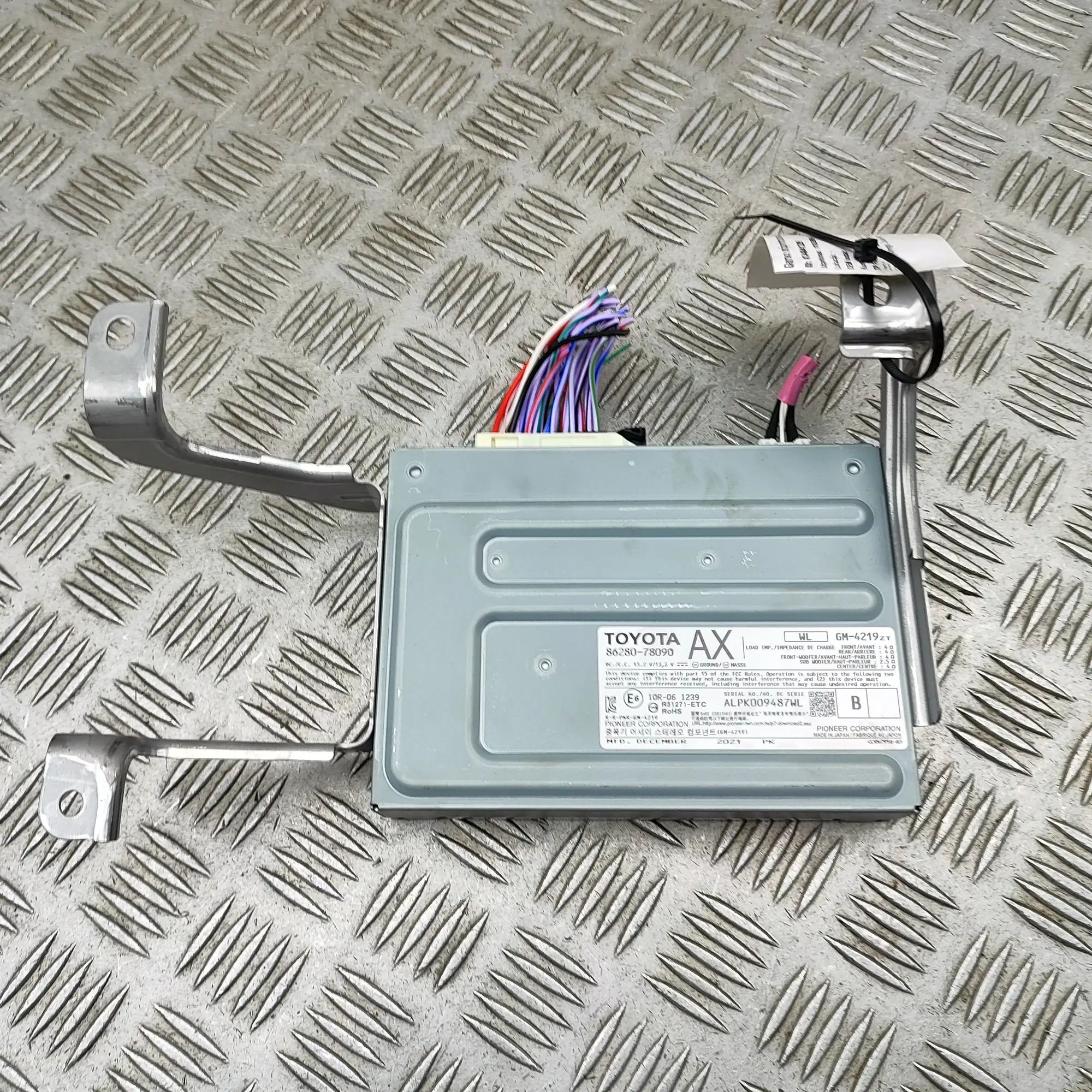 Lexus NX Sound amplifier 86280-78090 Sound Amplifier LEXUS NX (II _A2_, ...