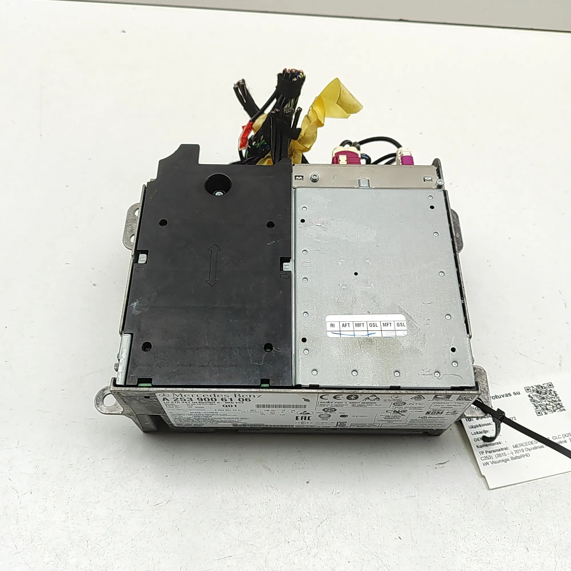 Mercedes-Benz GLC (X253) Music Navi CD Radio Player Head Unit A2539017601, A2539006106 Music Navi CD Radio Pl...