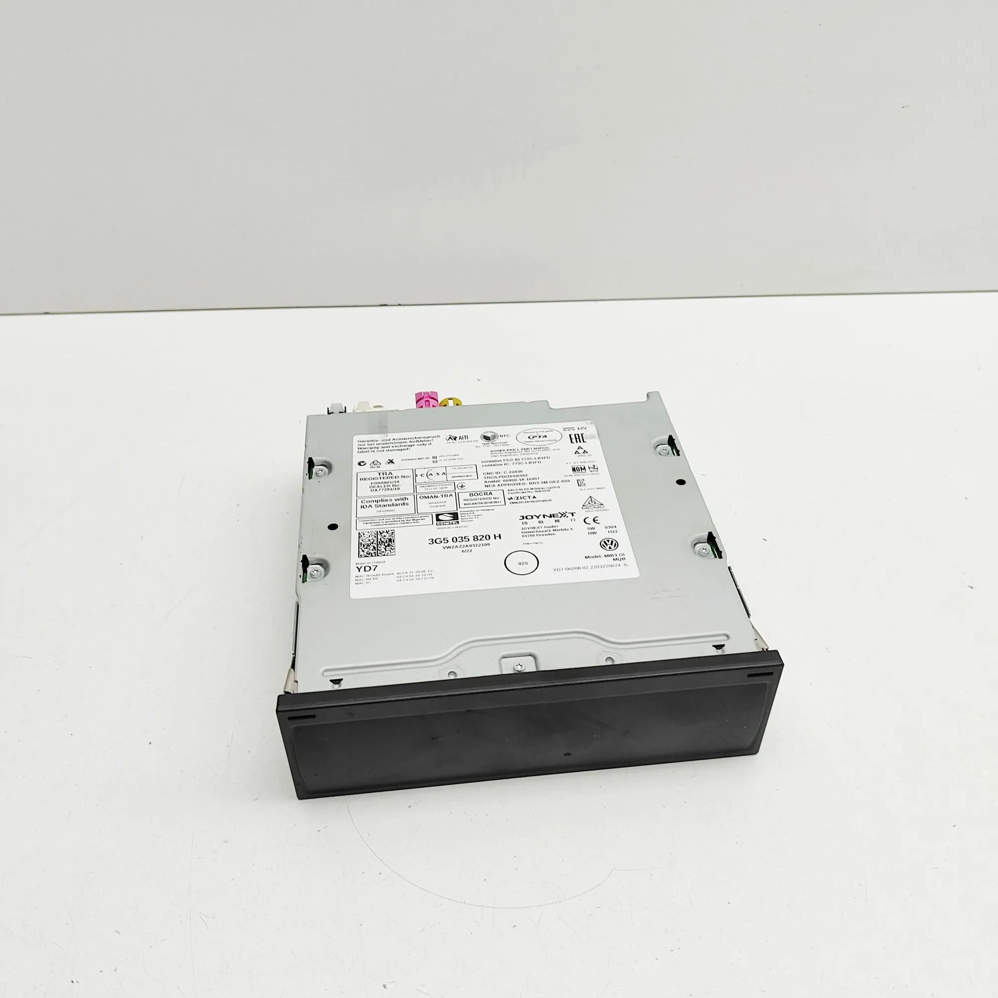 Volkswagen Crafter Navigation Control Unit 3G5035820H Navigation Control Unit VW CRAFTER (...