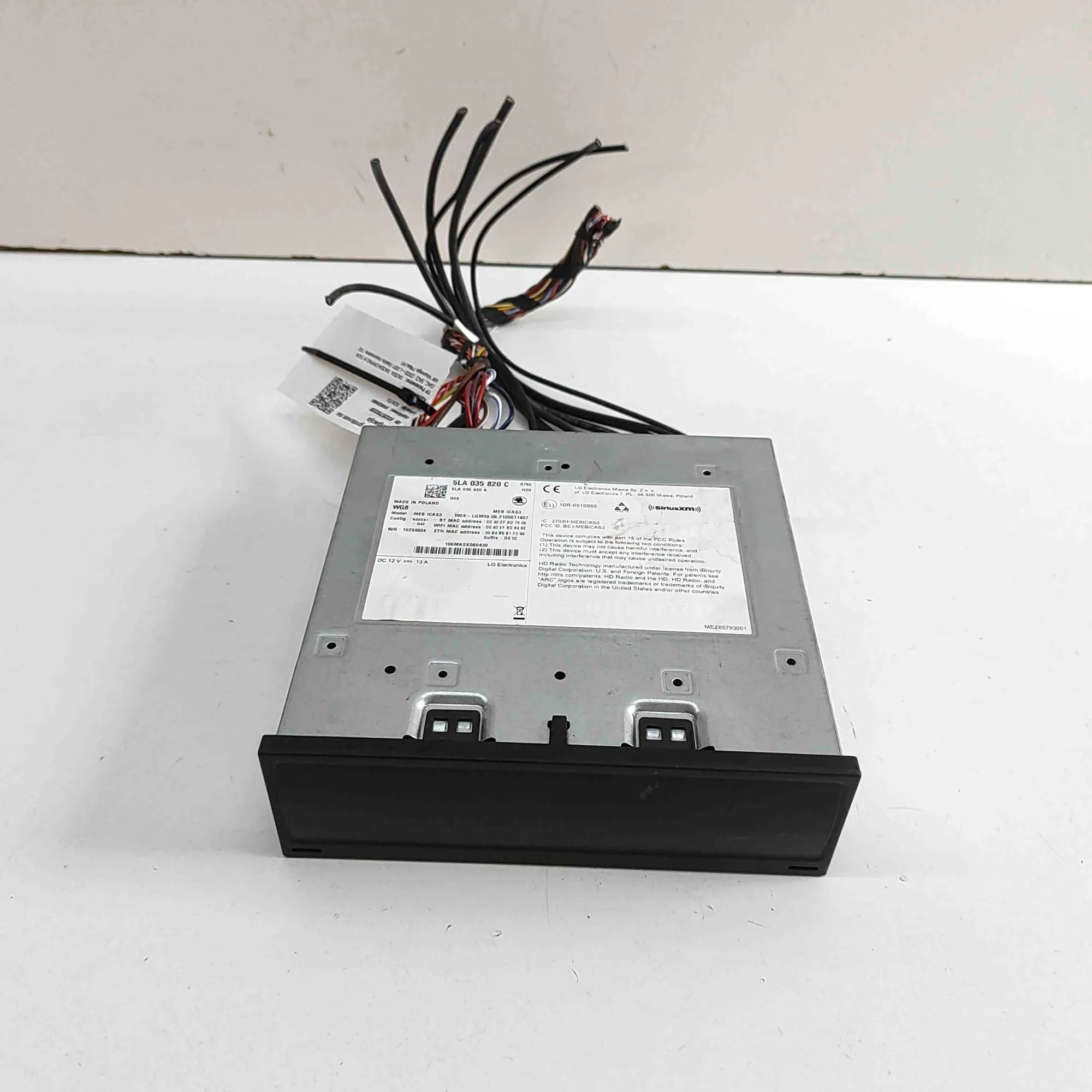 Skoda Enyaq Navigation Control Unit 5LA035820A, 5LA035820C Navigation Control Unit ...