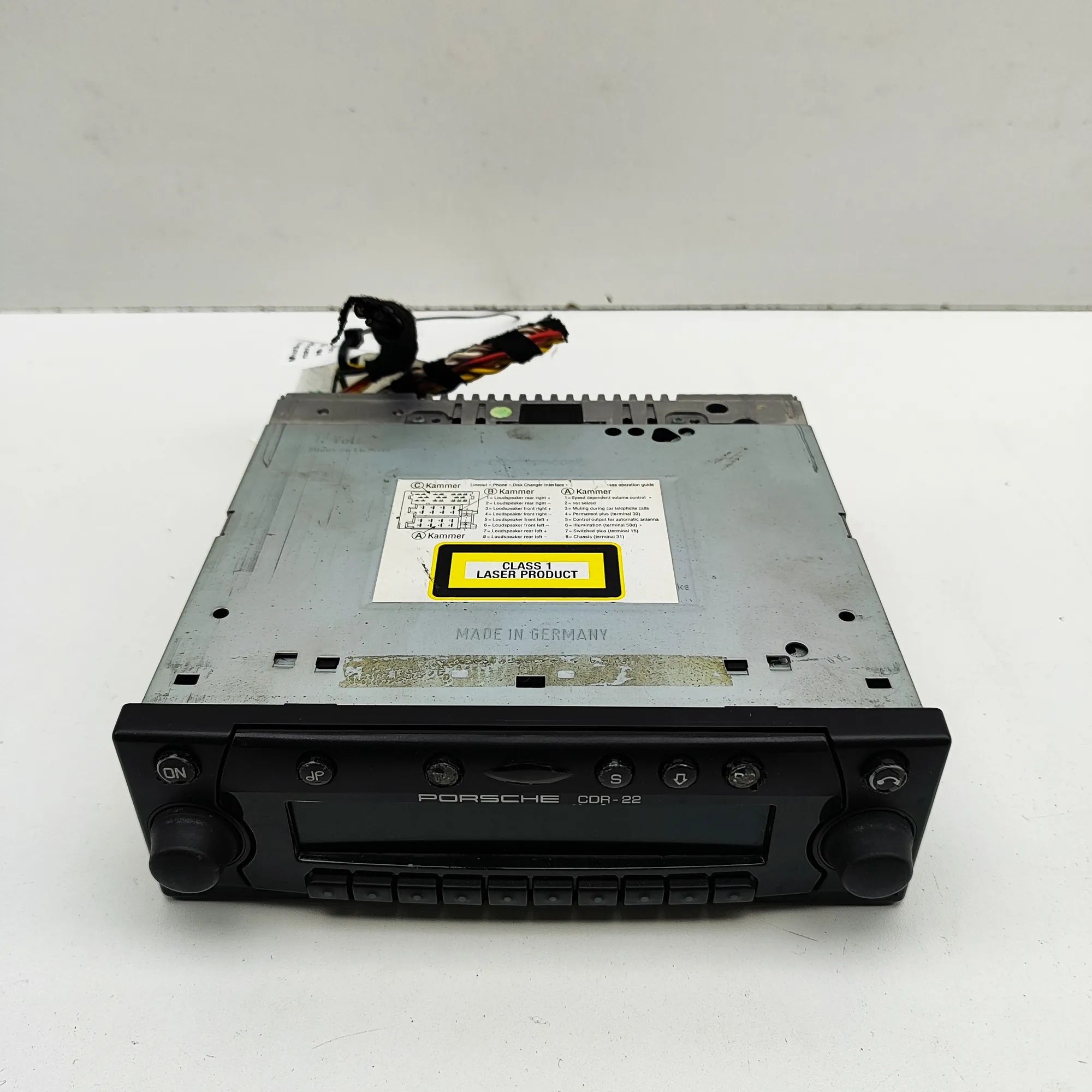 Porsche 911 (996) Music Radio CD Player Head Unit 99664512210 Music Radio CD Player Head Unit POR...