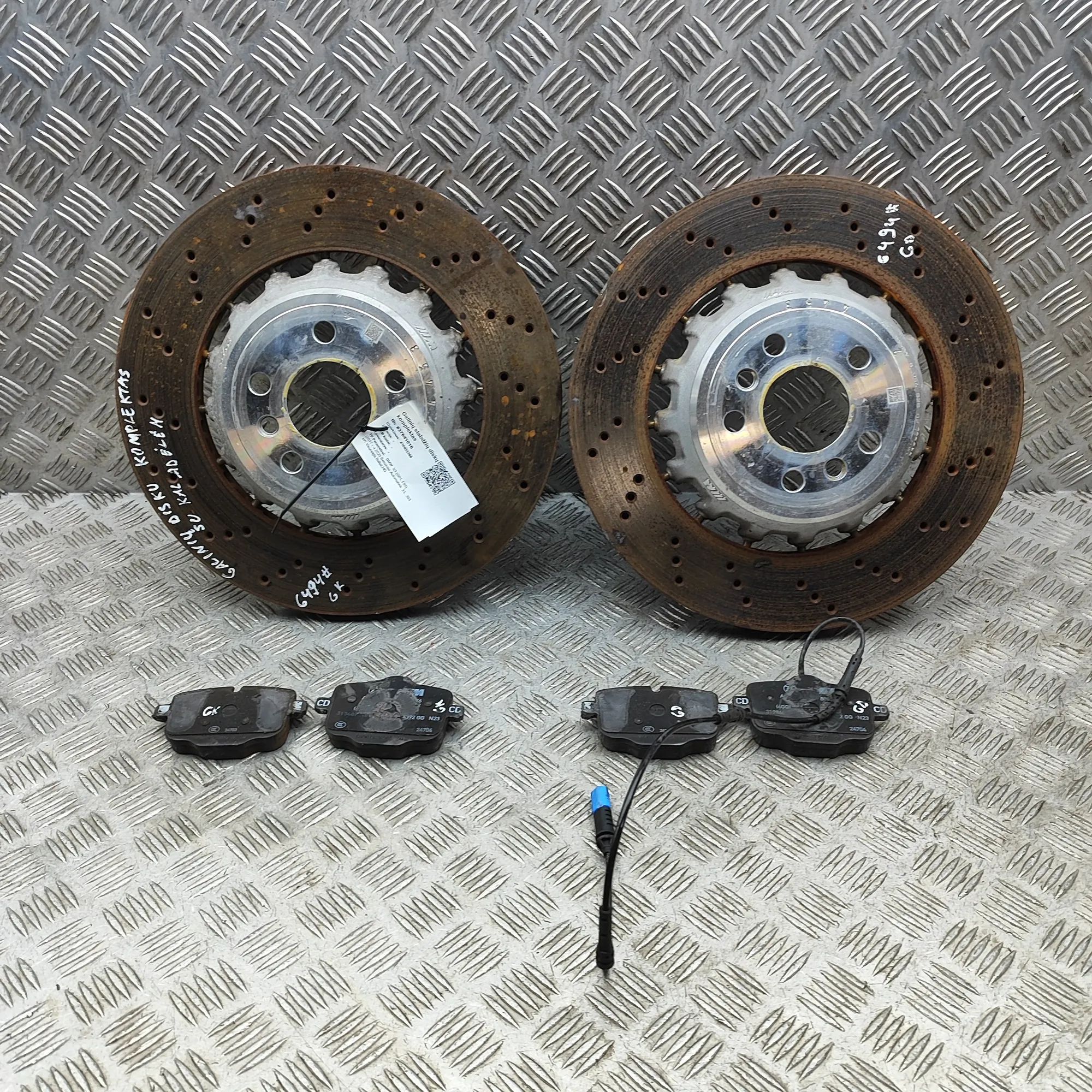 BMW X3 / iX3 (G01) Rear Brake Disc Kit 8054827, 8093728, 8054828 Rear Brake Disc Kit B...