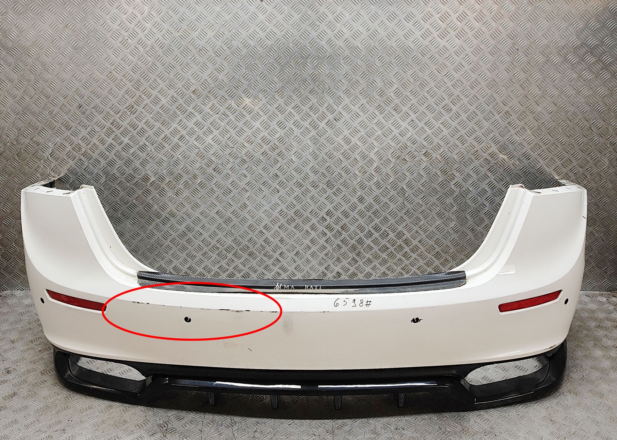 Maserati Ghibli rear bumper 670010943 Rear Bumper MASERATI GHIBLI (M157) (2...