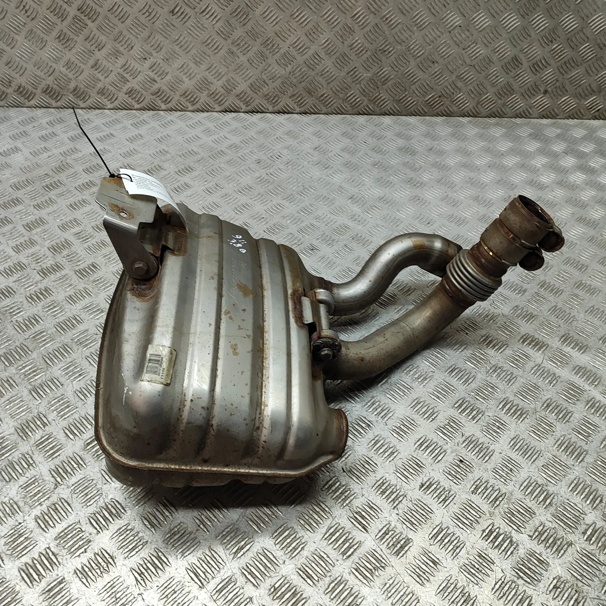 Porsche 911 (991) Rear Left Exhaust Muffler 991.111.321.01, 99111132101 Rear Left Exhaust M...