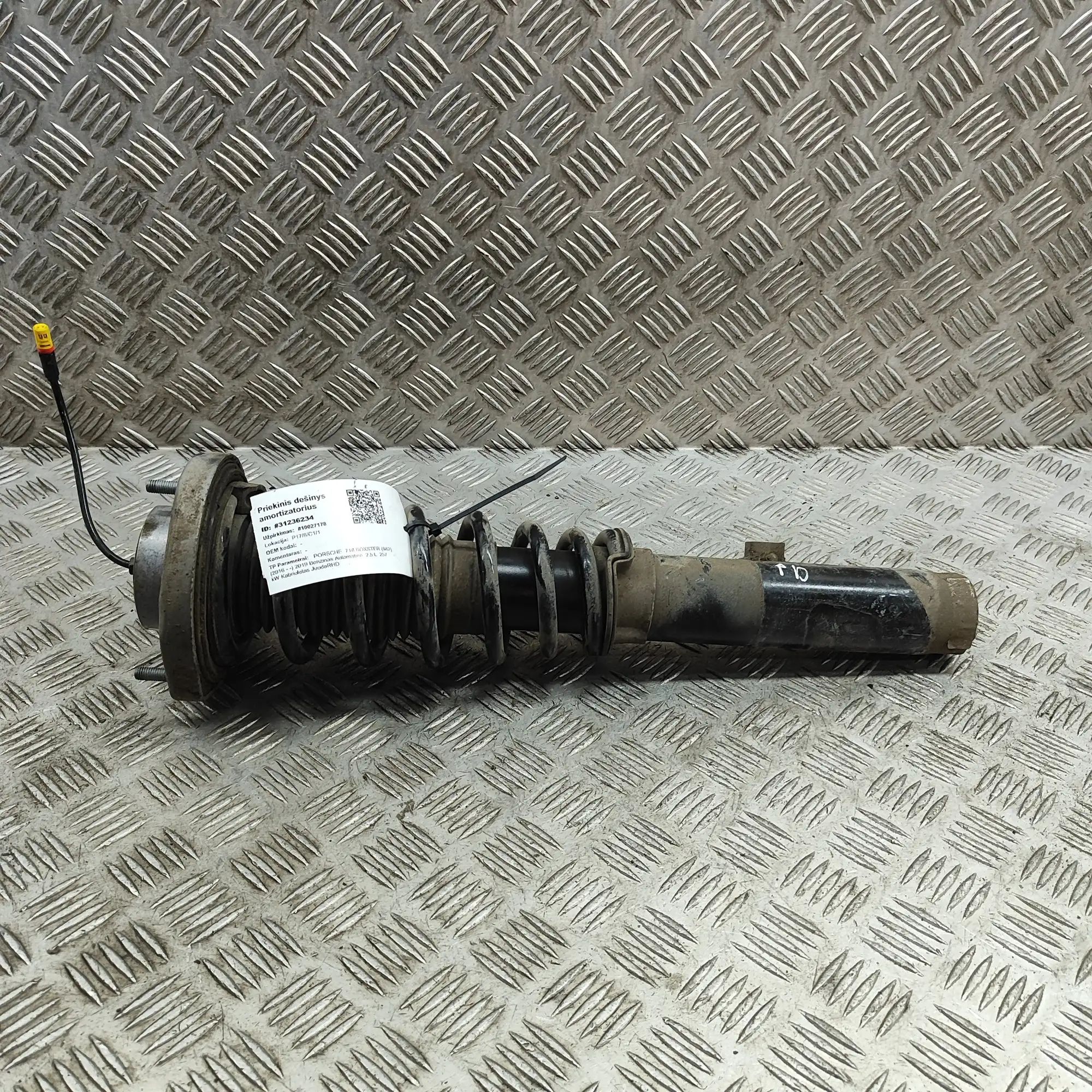 Porsche Boxster (981) Front Right Shock Absorber 982413031F Front Right Shock Absorber PORSCHE 7...