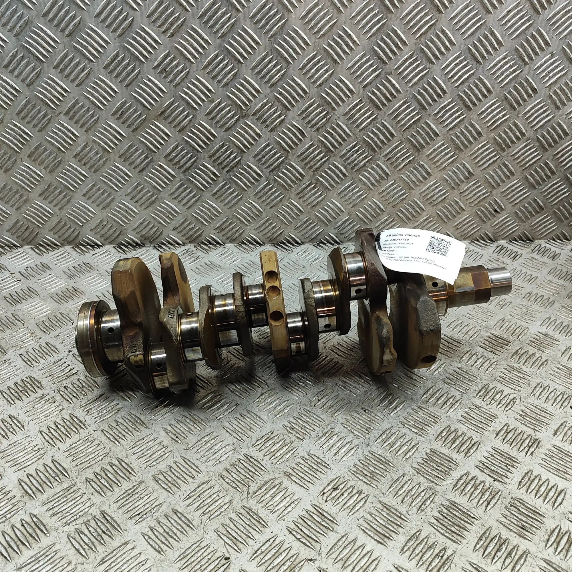 Nissan Murano коленчатый вал 12200JA10A Crankshaft NISSAN MURANO (II Z51) (2...