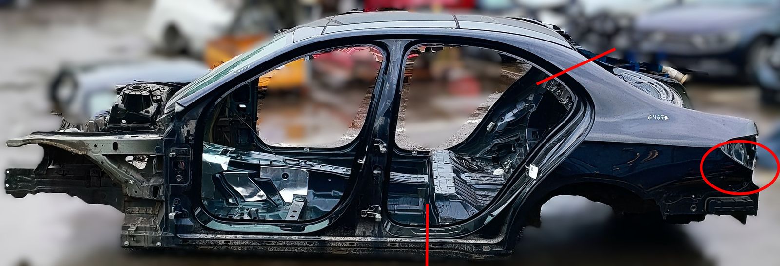 Mercedes-Benz A (W177) Rear Left Quarter Panel Rear Left Quarter Panel MERCEDES-BENZ E-CLASS (...