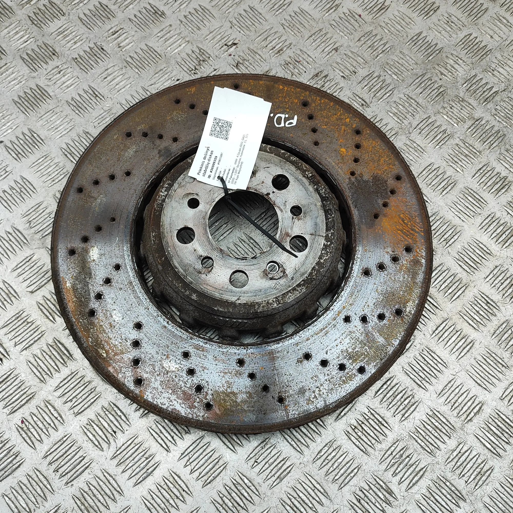 BMW 4 (F32 / F33 / F36) Front Right Brake Disc 7889662 Front Right Brake Disc BMW 4 SERIES (Co...