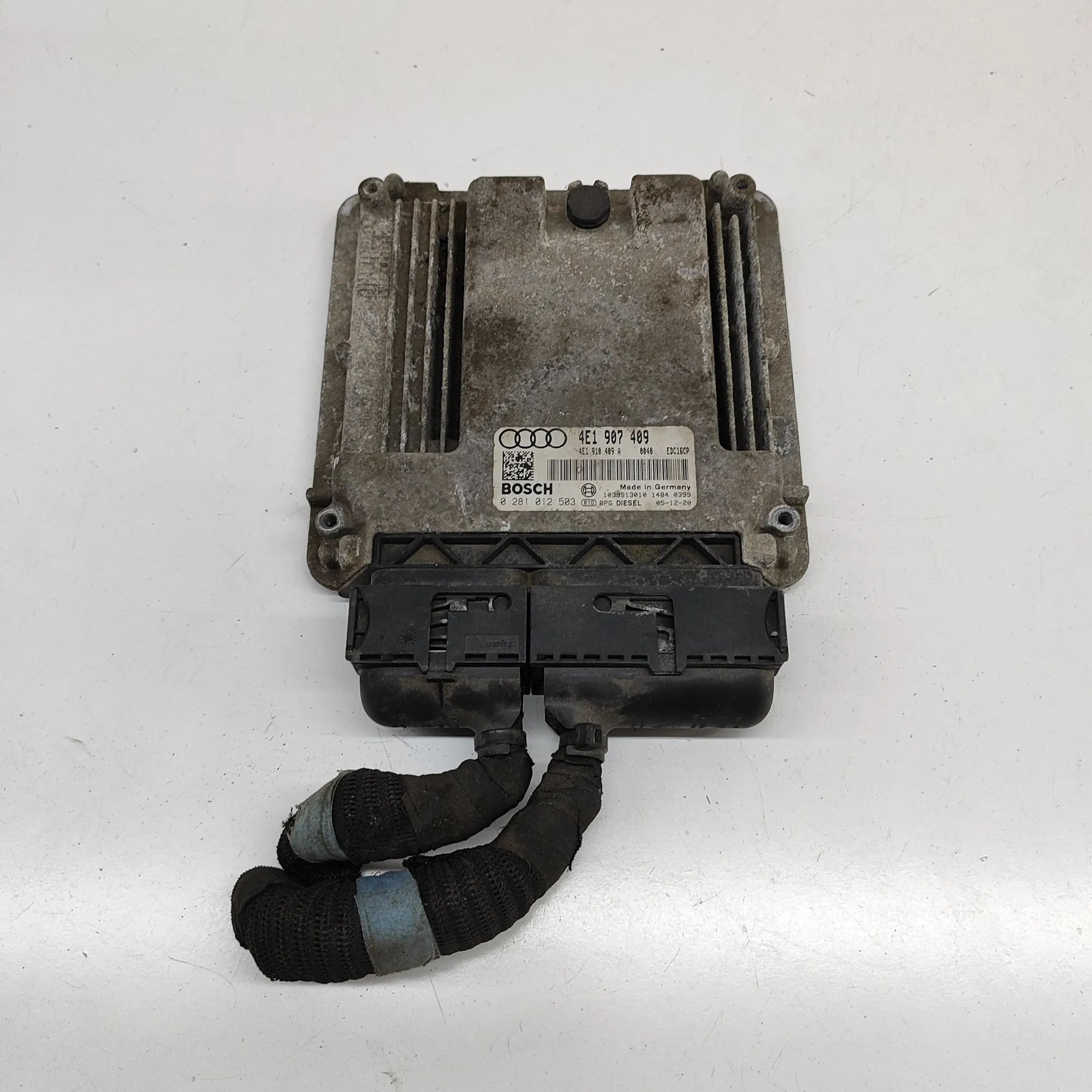 Audi A8 (D3) Engine Control Unit 4E1910409A, 0281012503, 4E1907409 Engine Contro...