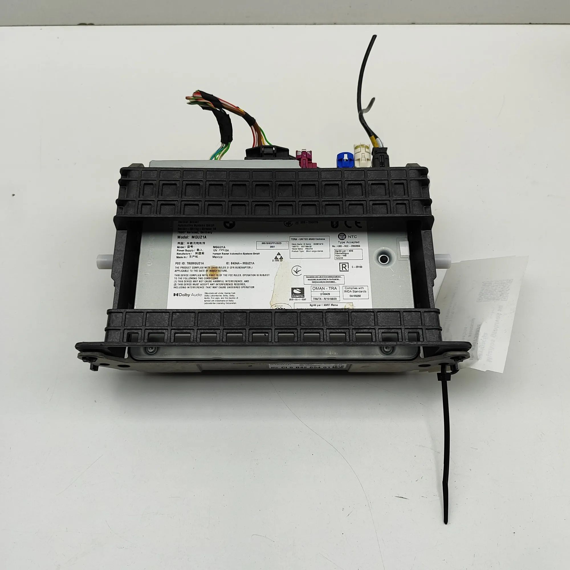 BMW 3 (G20 / G21) Music Navi CD Radio Player Head Unit 202365-10, 5B42654 Music Navi CD Radio Player H...