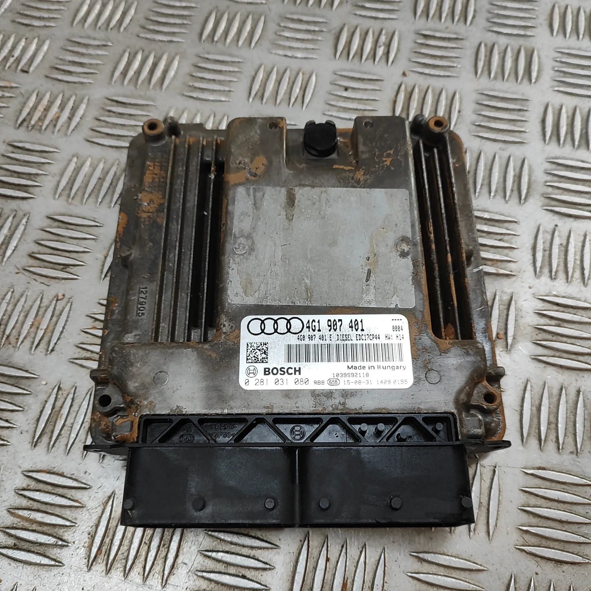 Audi A7 (4G) Engine Control Unit 4G0907401E, 0281031080, 1039S92118, 4G1907401 E...