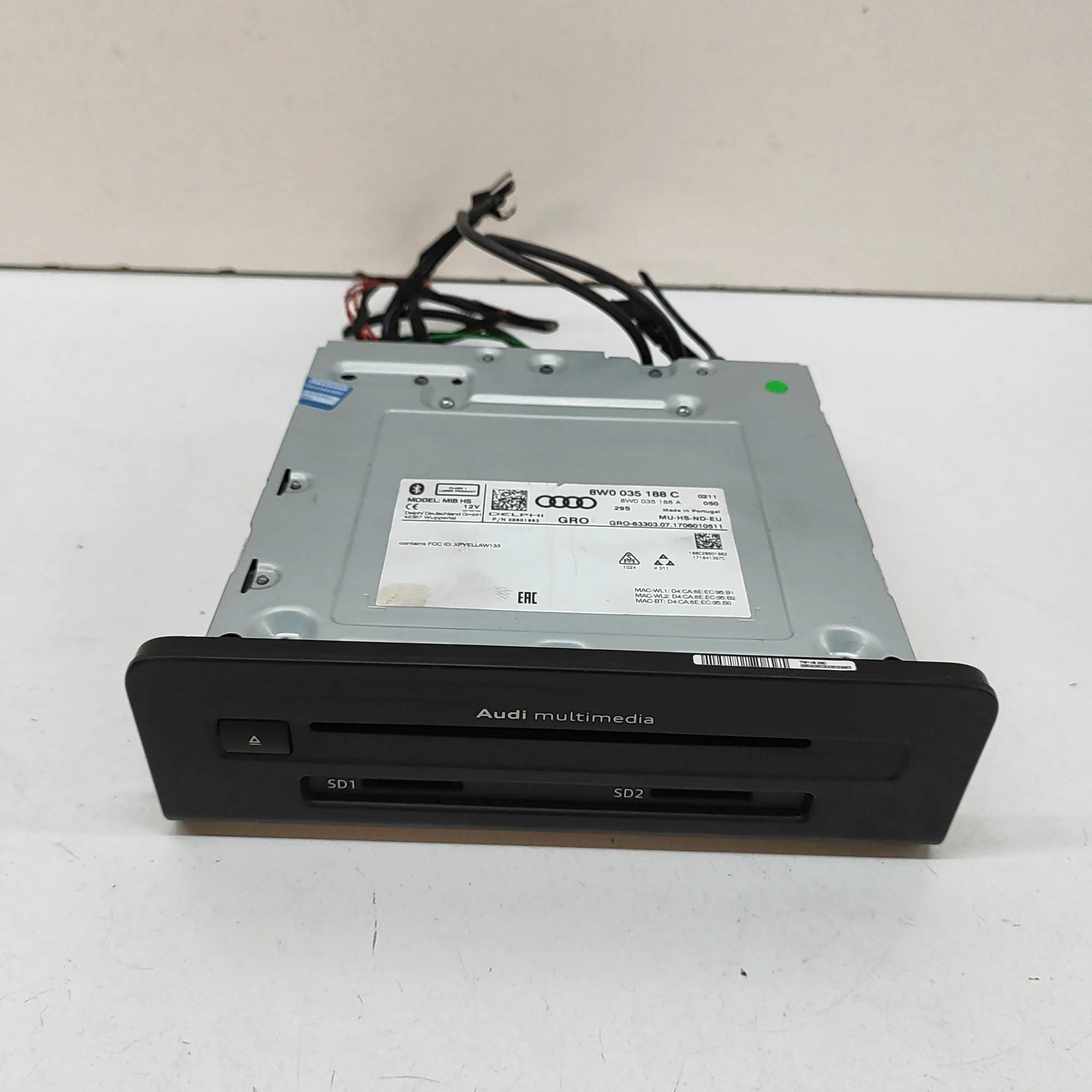 Audi A4 (B9) Navigation Control Unit 8W0035188A, 28601862, 8W0035188C Navigation Con...