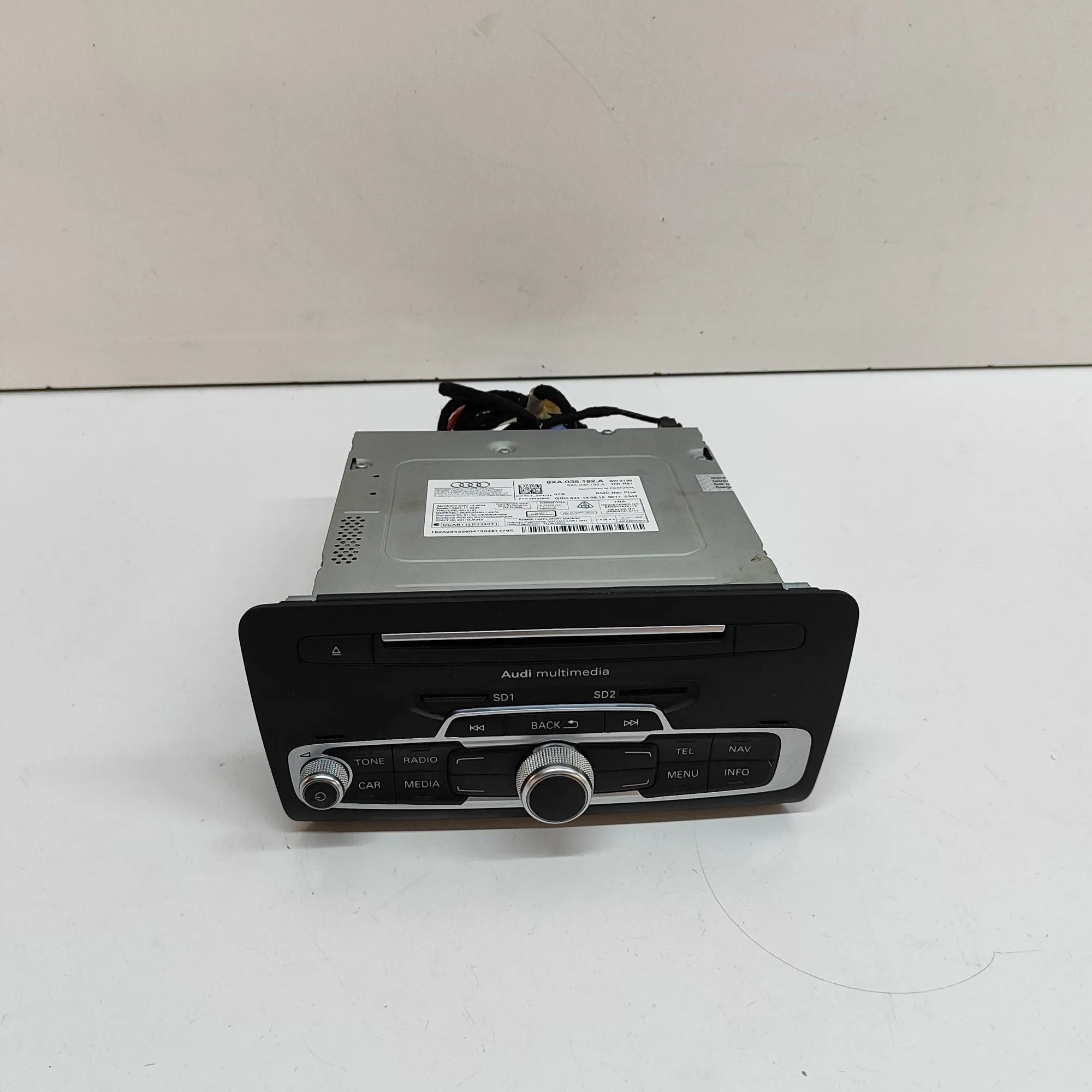 Audi A1 (8X) Music Navi CD Radio Player Head Unit 8XA035192A Music Navi CD Radio Player Head Unit...