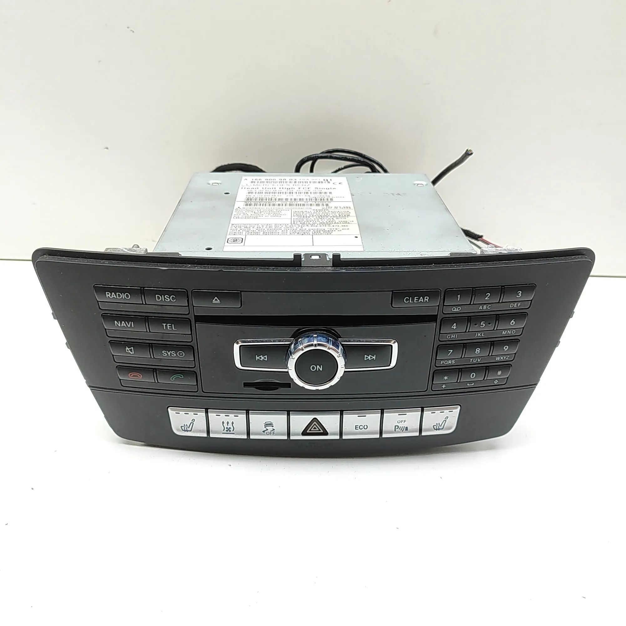 Mercedes-Benz A (W169) Music Navi CD Radio Player Head Unit A1669014800, A1729025803, A1669009803 Music Nav...