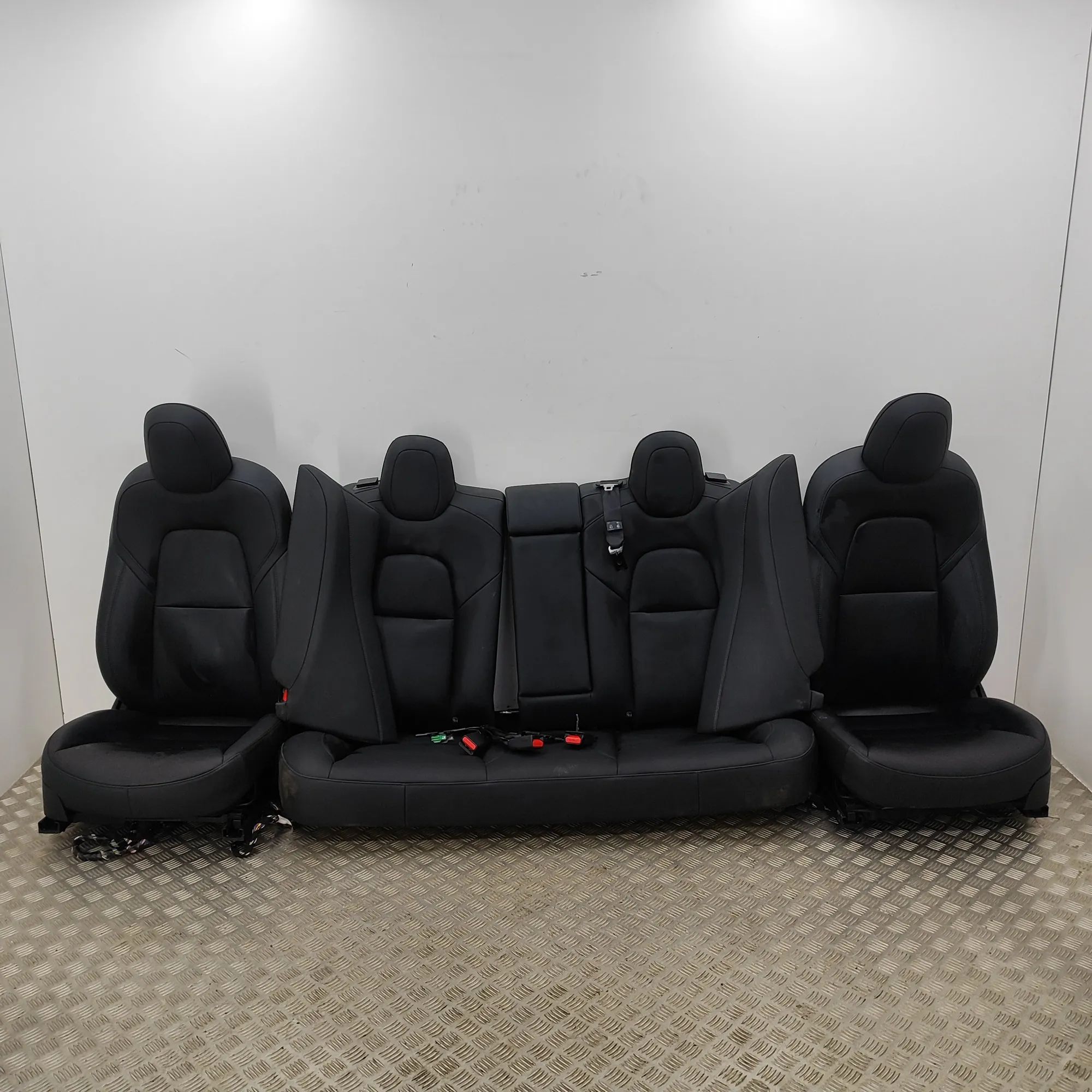 Tesla Model 3 Interior Seats W/ Door Cards Kit 1455035-C3-D, 1455036-C3-D, 1096031-03-I, 10960...