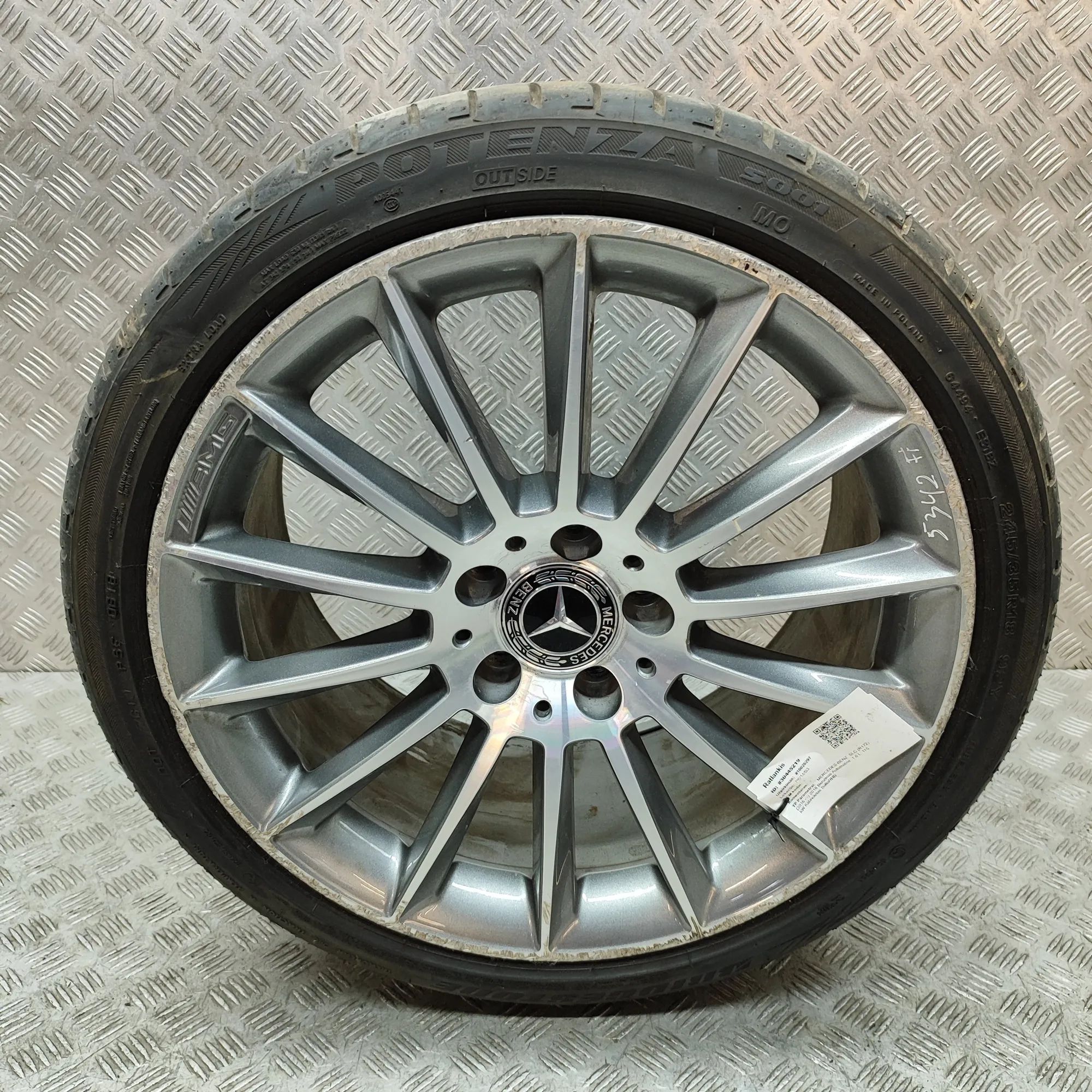 Mercedes-Benz C (W205) Alloy Wheel A1724011800 Alloy Wheel MERCEDES-BENZ SLC (R172...