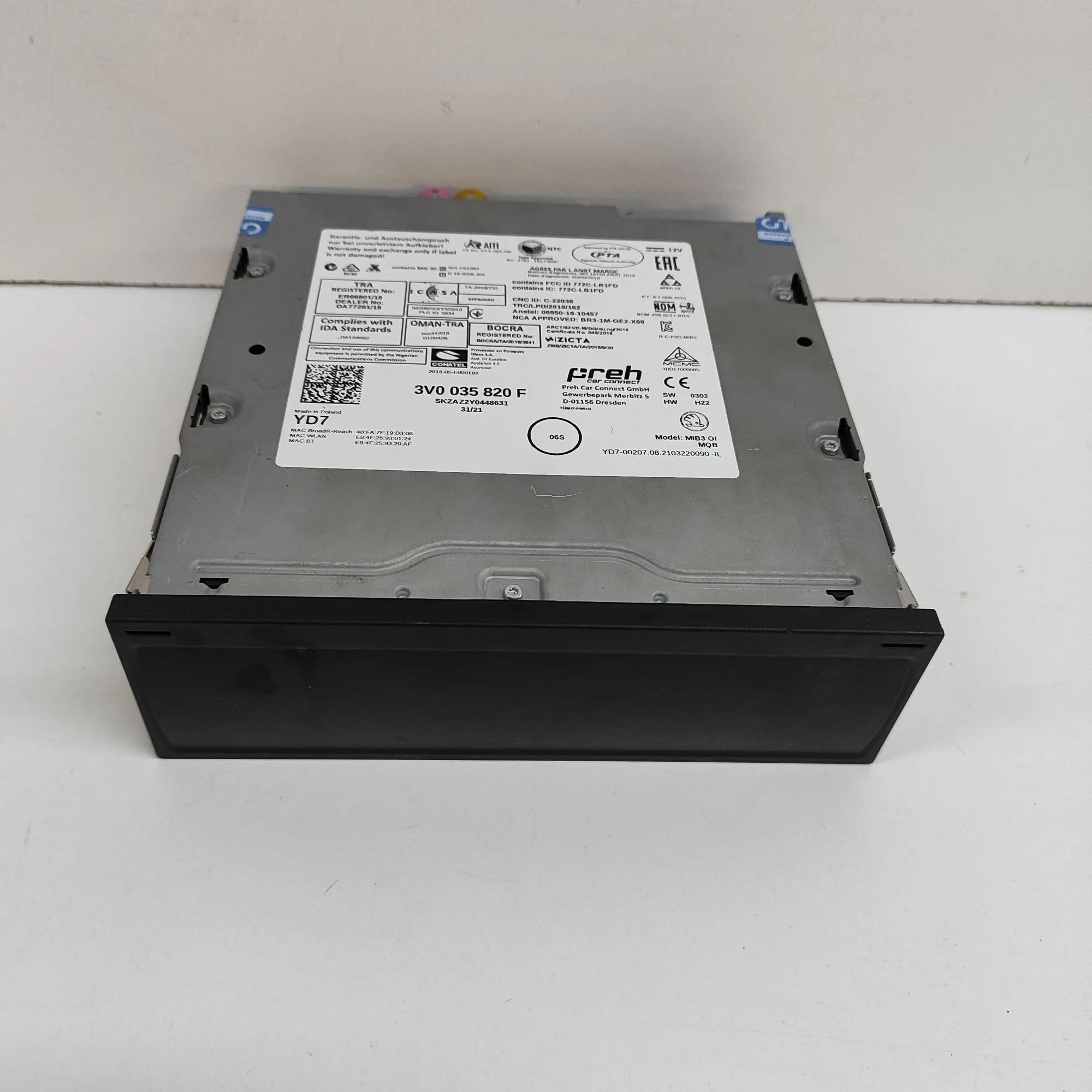 Skoda Karoq Navigation Control Unit