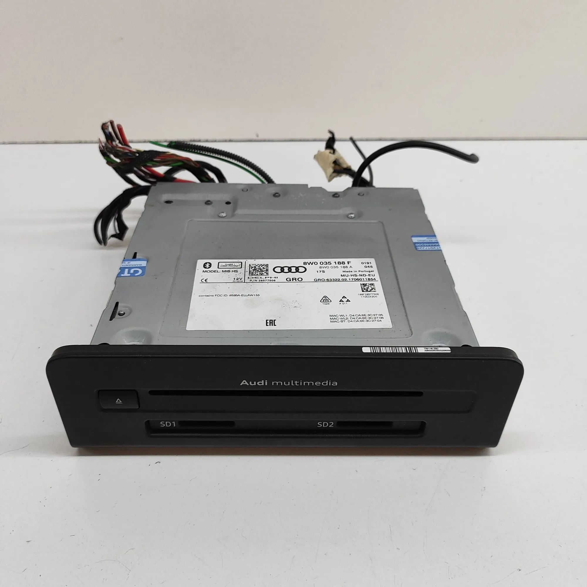 Audi A5 (B9) Navigation Control Unit 8W0035188A, 8W0035188F Navigation Control Unit ...