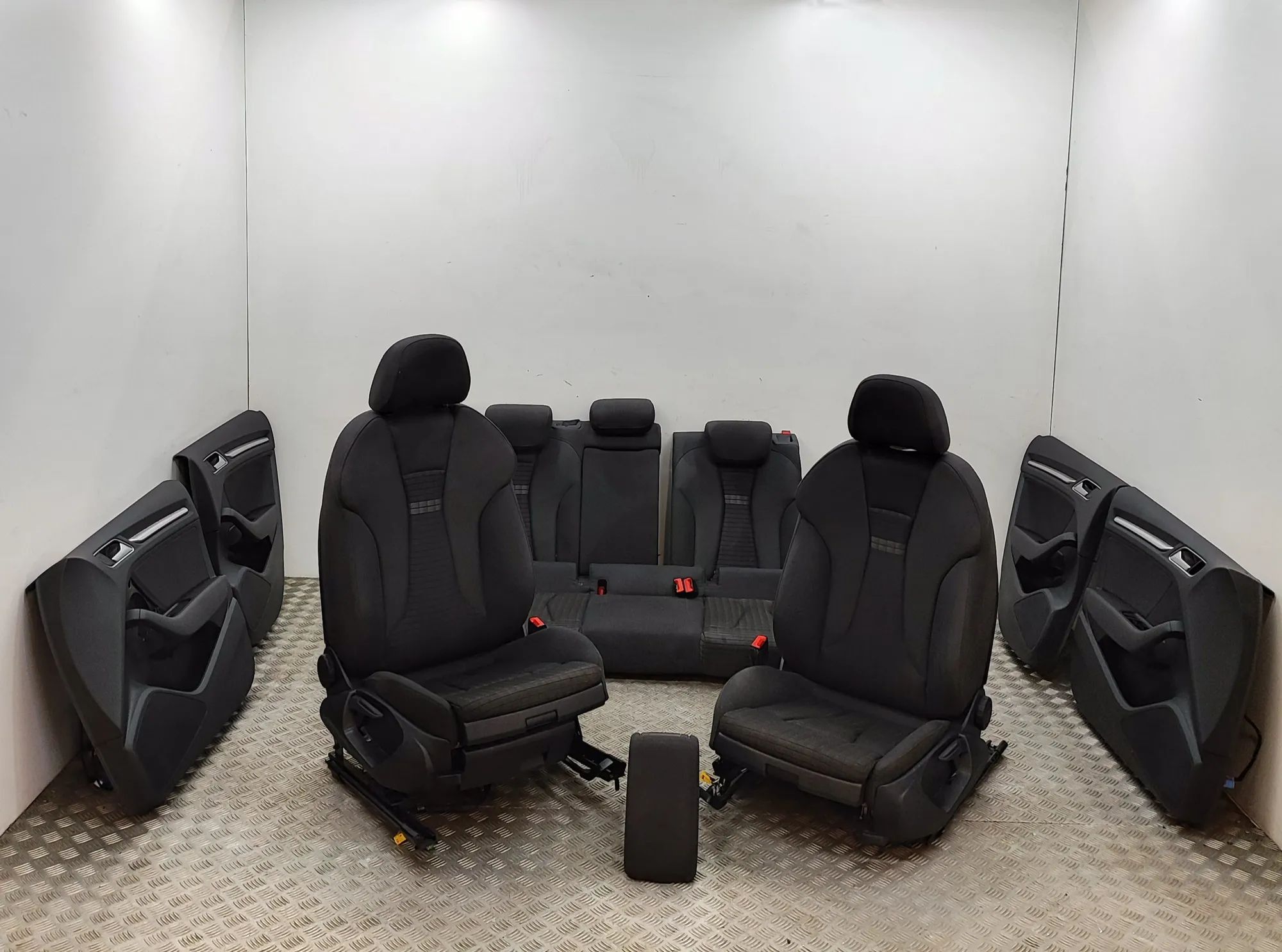 Audi A3 (8V) Interior Seats W/ Door Cards Kit 8V4867305, 8V4867106, 8V4867306, 8V4867105 Inte...