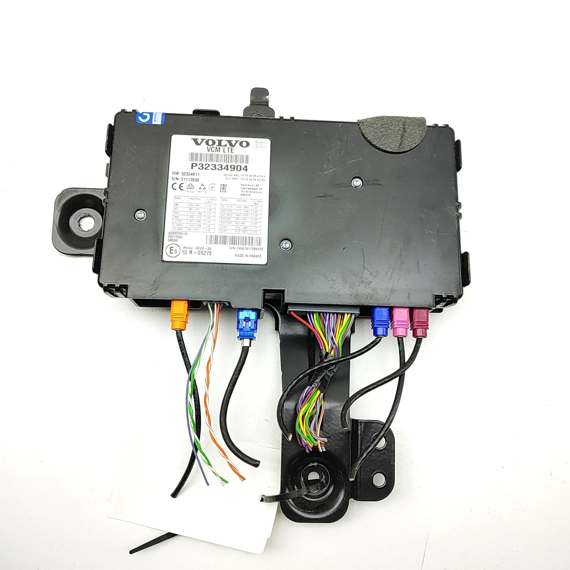 Volvo XC90 Bluetooth Control Unit 32334911, 31713938, 32334904 Bluetooth Control ...