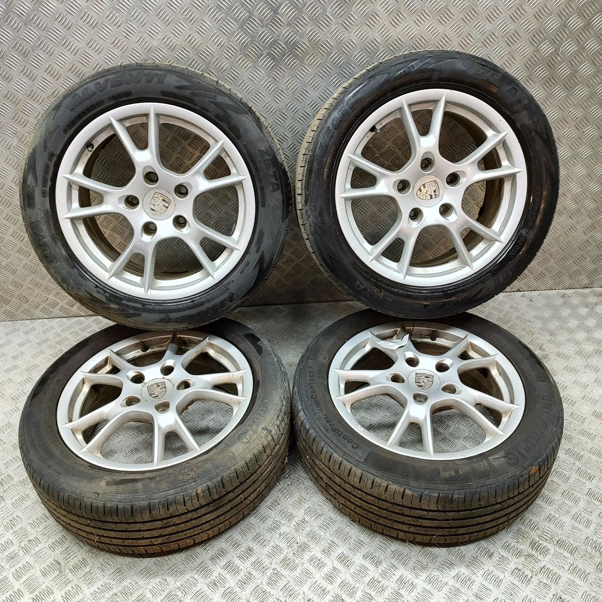 Porsche Boxster (986) Alloy Wheel Set 98636212607, 98636212402 Alloy Wheel Set PORSCH...