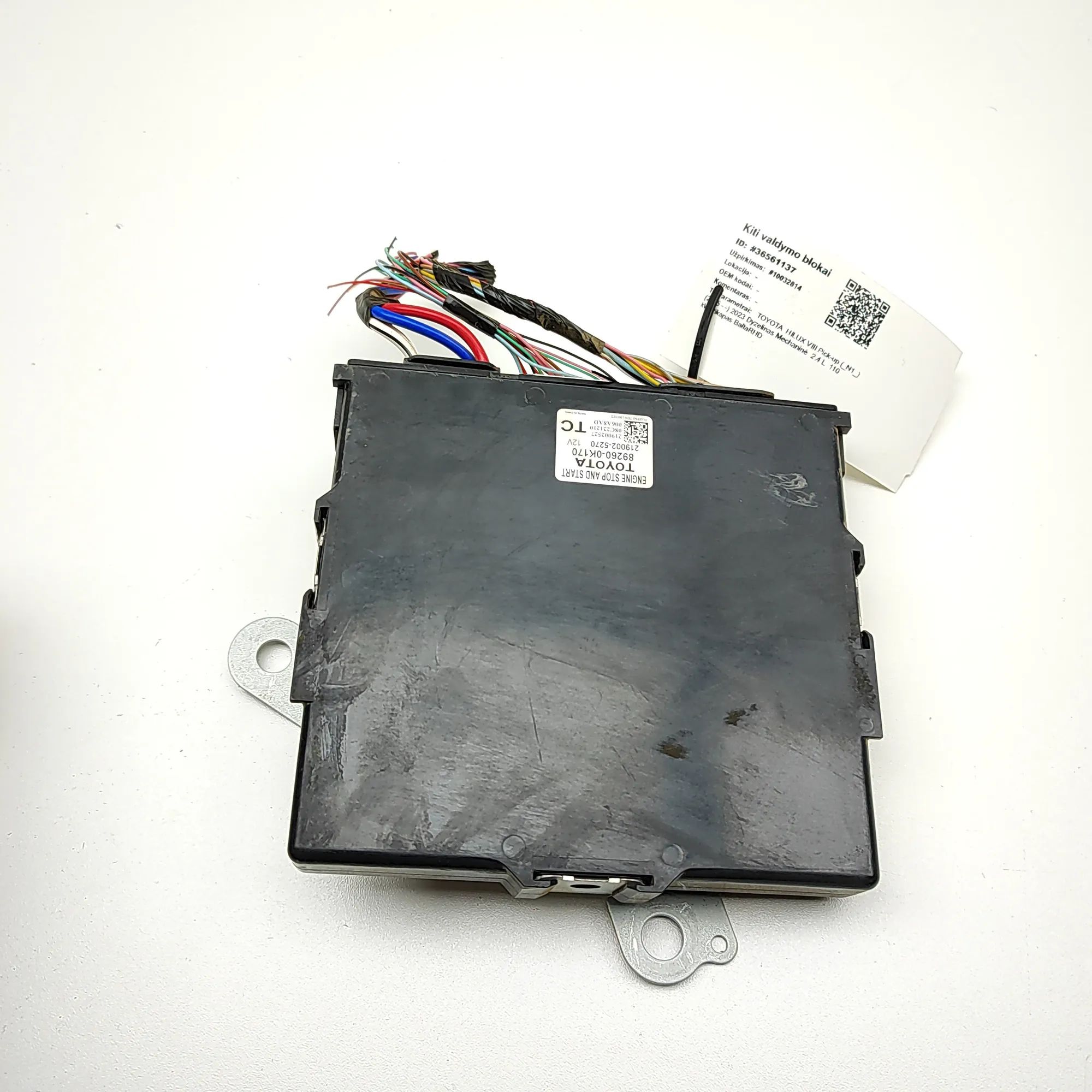Toyota Hilux Other Control Units 219002-5270, 89260-0K170 Other Control Units TO...