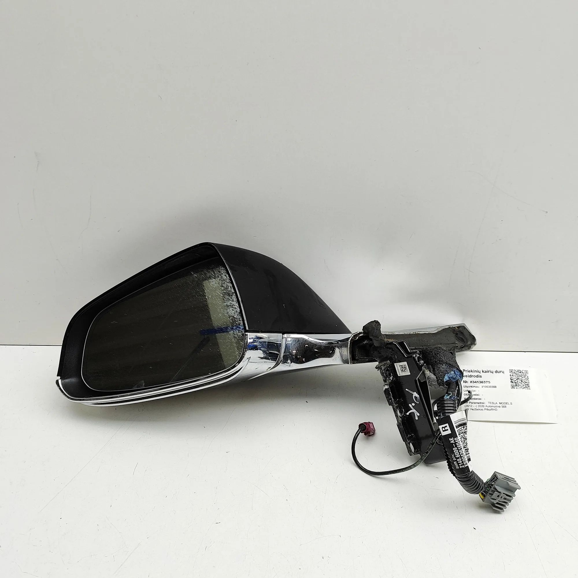 Tesla Model S Left Side Wing Mirror 1041321-00-H Left Side Wing Mirror TESLA MODEL ...