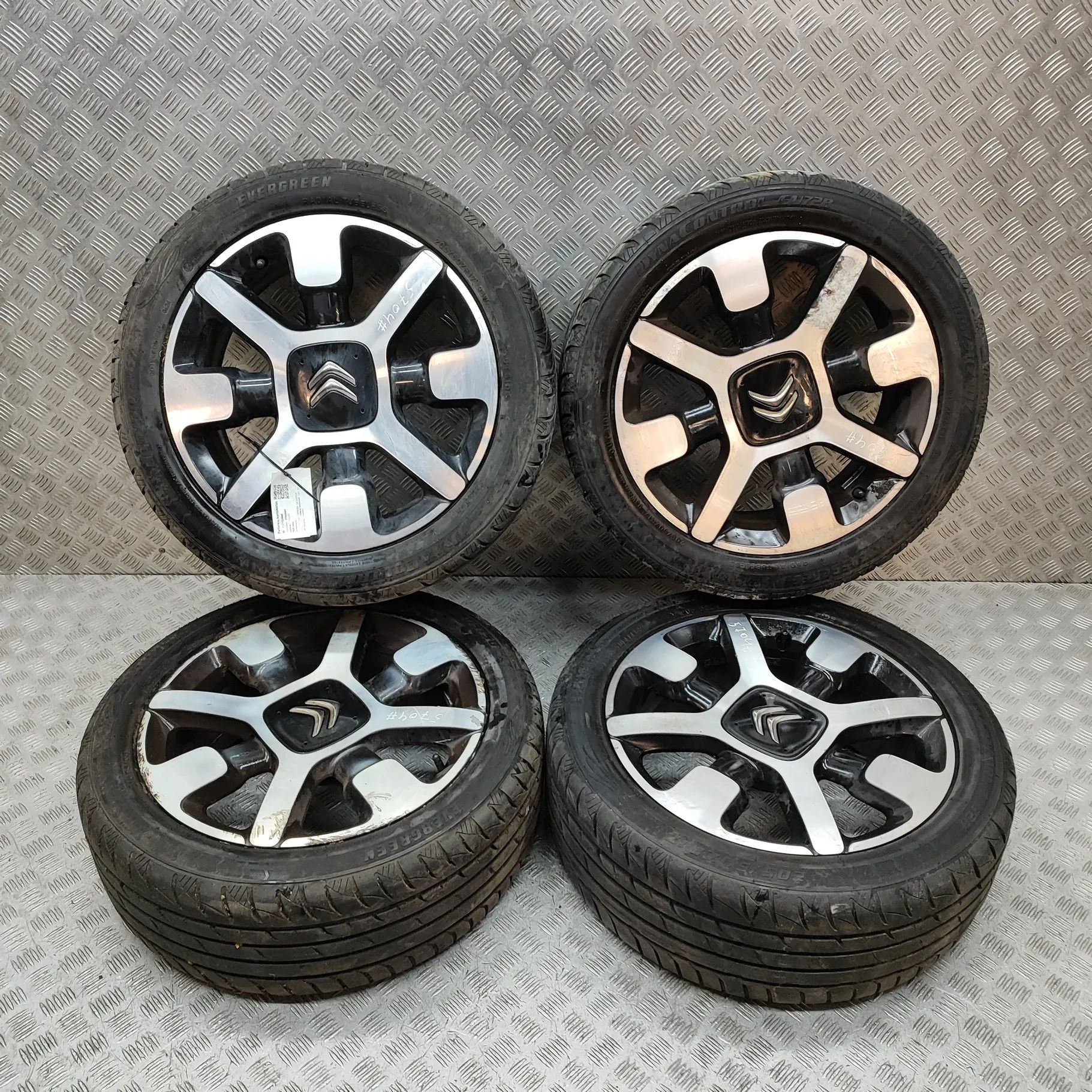 Citroen C4 Alloy Wheel Set 9800494077 Alloy Wheel Set CITROËN C4 (CACTUS) ...
