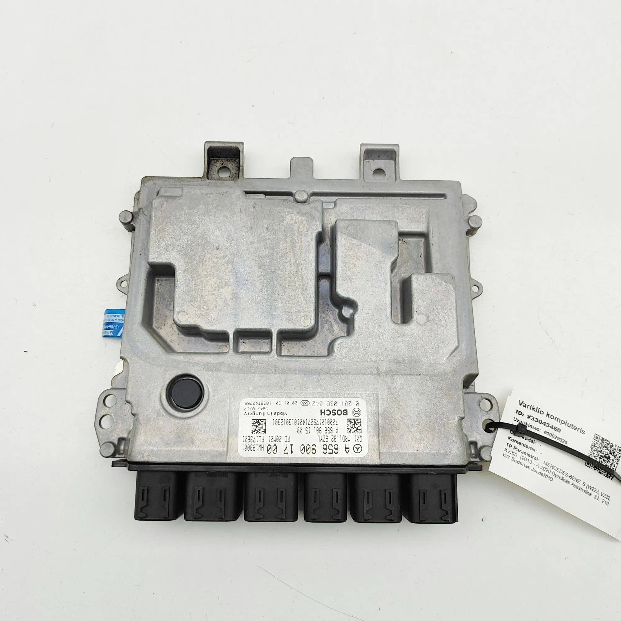 Mercedes-Benz A (W177) Engine Control Unit A6569011500, 0281036842, A6569001700 Engine Con...