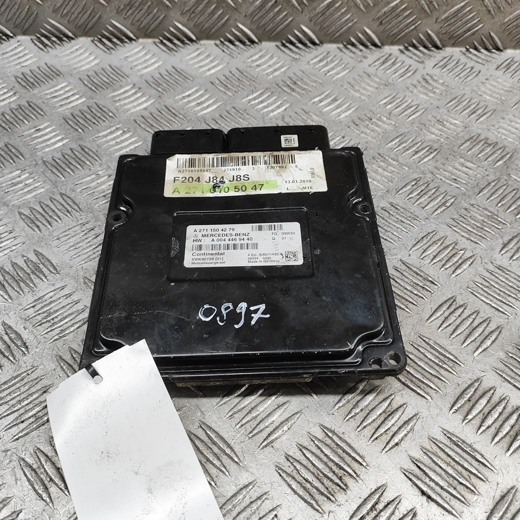 Mercedes-Benz A (W169) Engine Control Unit A0044469440, A2710105047, 5WK90729, A2711504279...