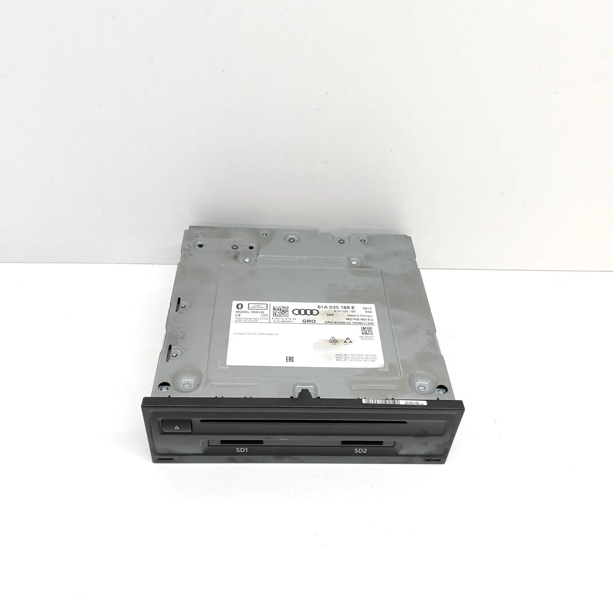 Audi A3 (8V) Music Navi CD Radio Player Head Unit 81A035188, 28605911, 81A035188E Music Navi CD R...