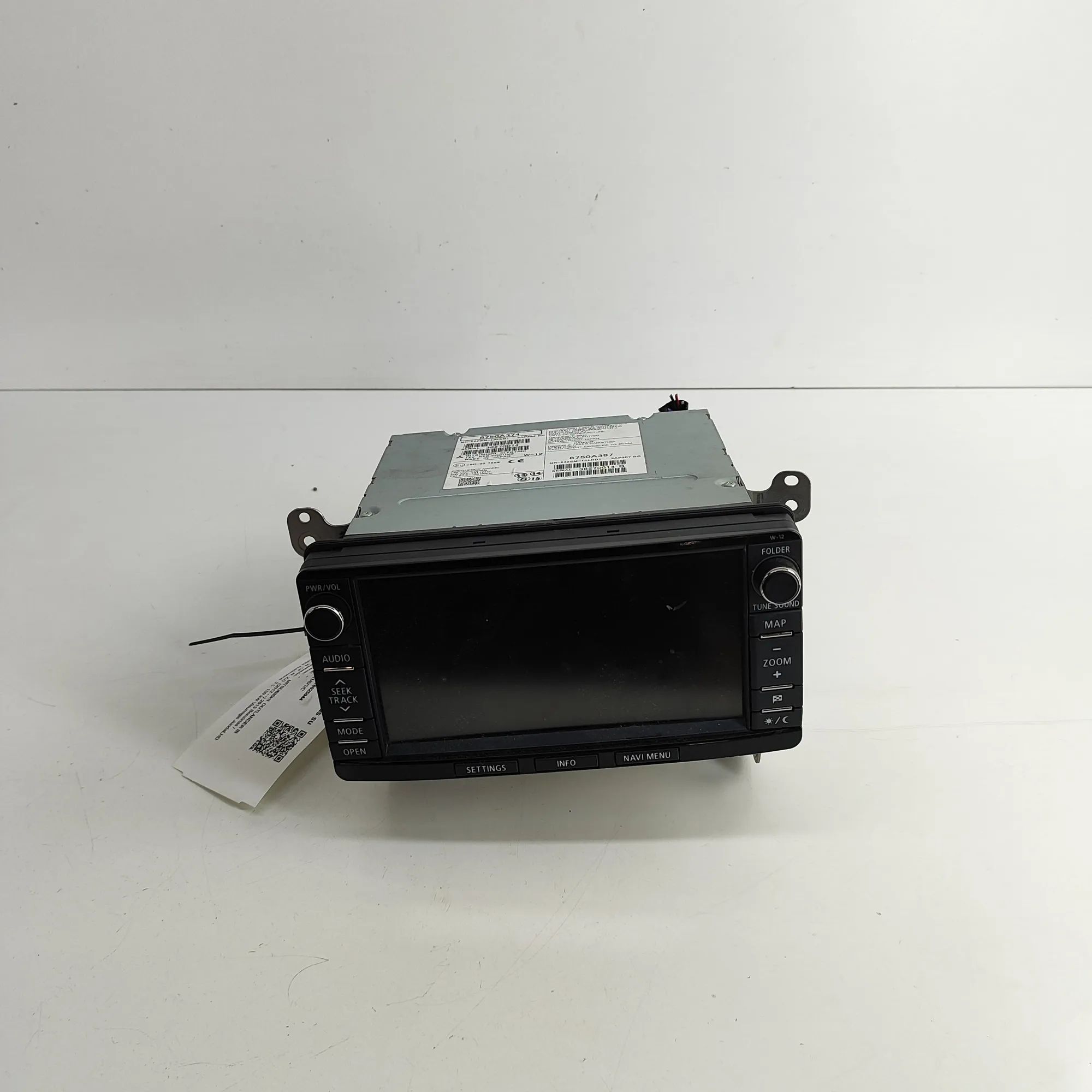Mitsubishi Outlander Music Navi CD Radio Player Head Unit 8750A374 Music Navi CD Radio Player Head Unit M...
