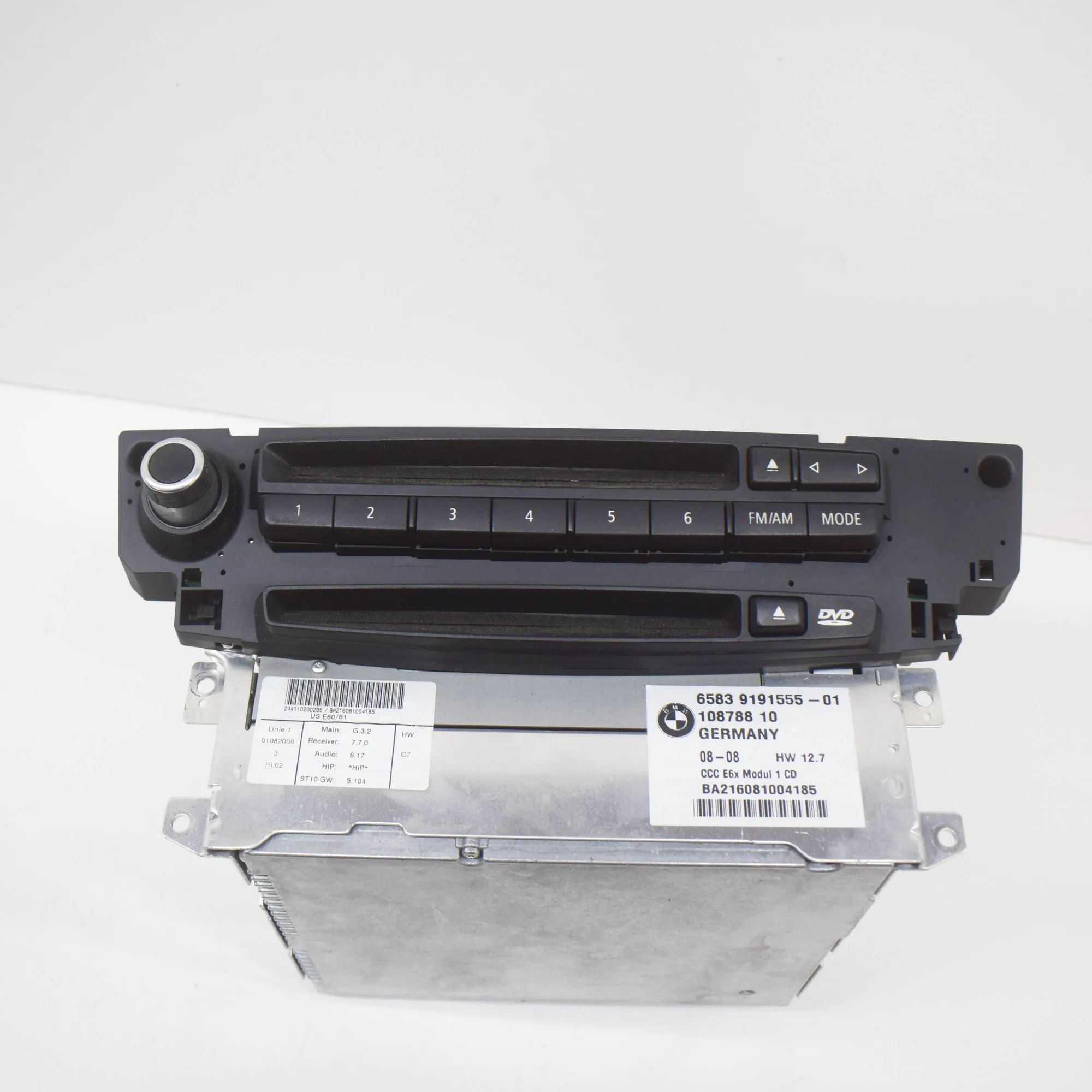 BMW 6 (E63 / E64) Music Navi CD Radio Player Head Unit 9191555 Music Navi CD Radio Player Head Unit BM...
