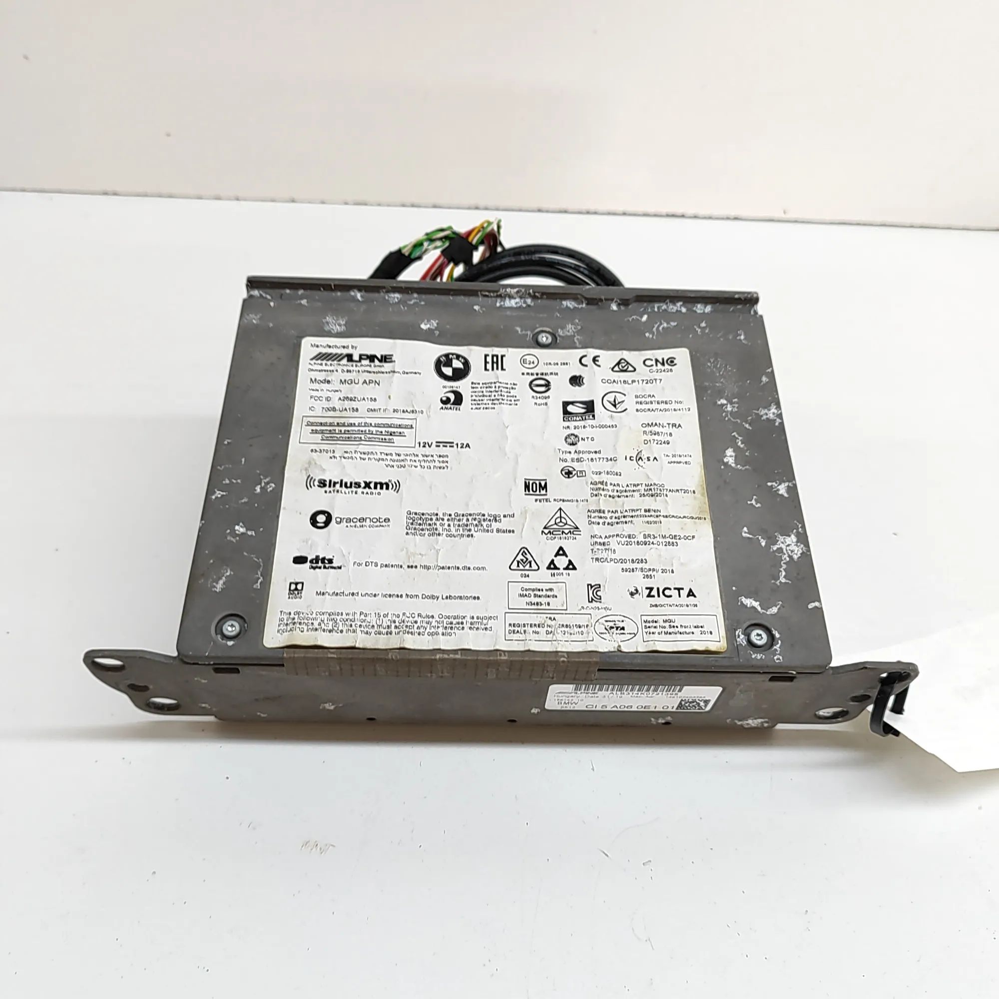 BMW 3 (F30 / F31) Music Navi CD Radio Player Head Unit 5A060E1 Music Navi CD Radio Player Head Unit BM...