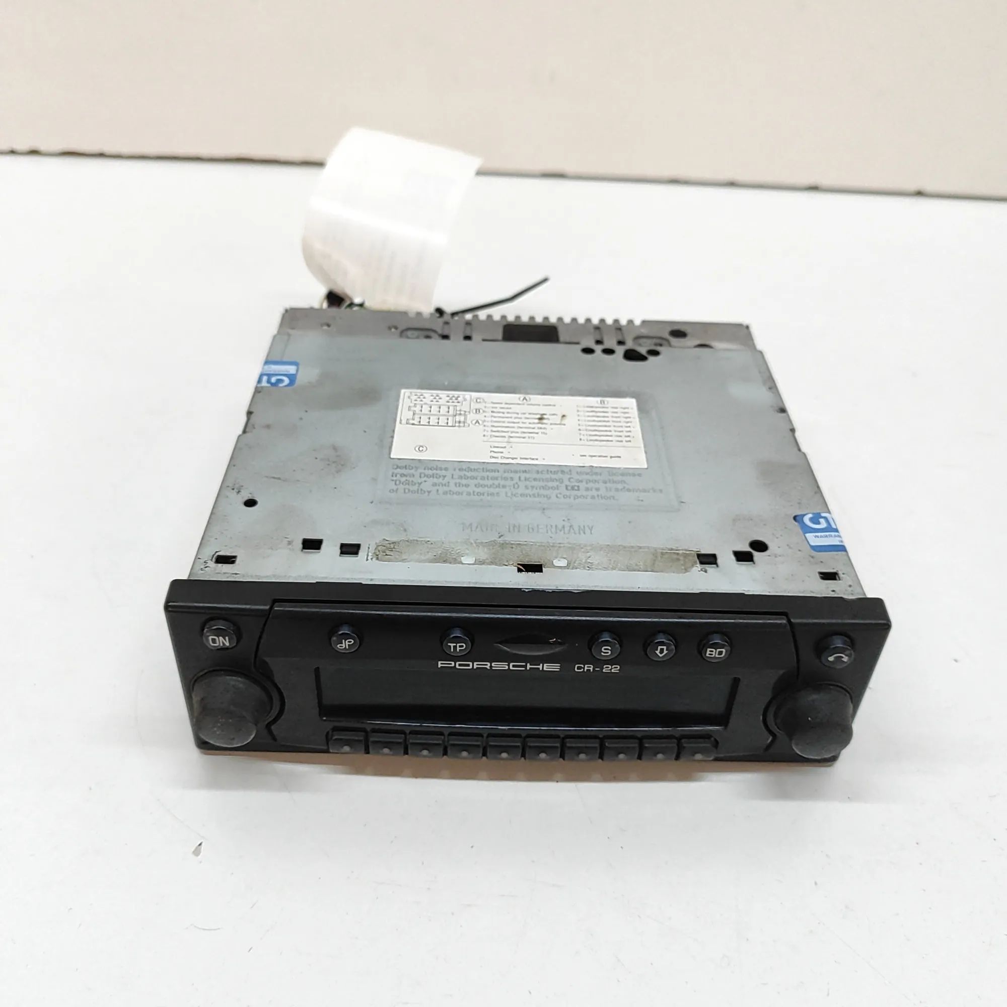 Porsche Boxster (986) Music Radio CD Player Head Unit 99664512100 Music Radio CD Player Head Unit POR...