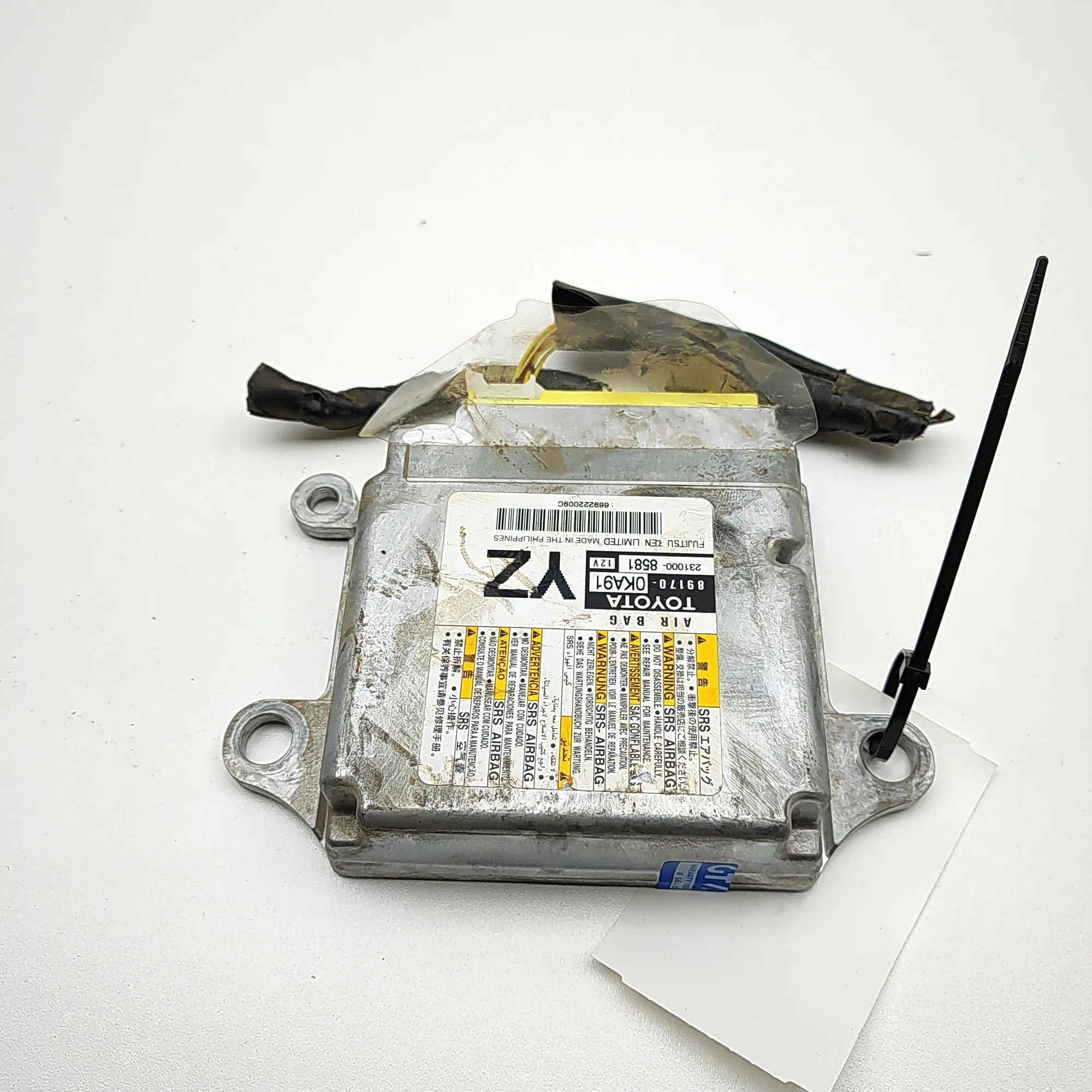 Toyota Hilux SRS Control Unit 231000-8581, 89170-0KA91 SRS Control Unit TOYOT...