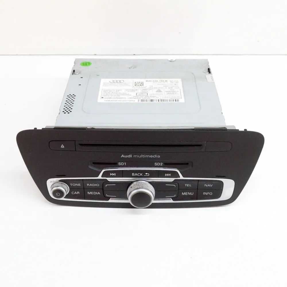 Audi Q3 (8U) Music Navi CD Radio Player Head Unit 8U0035193A, 28348144, 8U0035193B Music Navi CD ...
