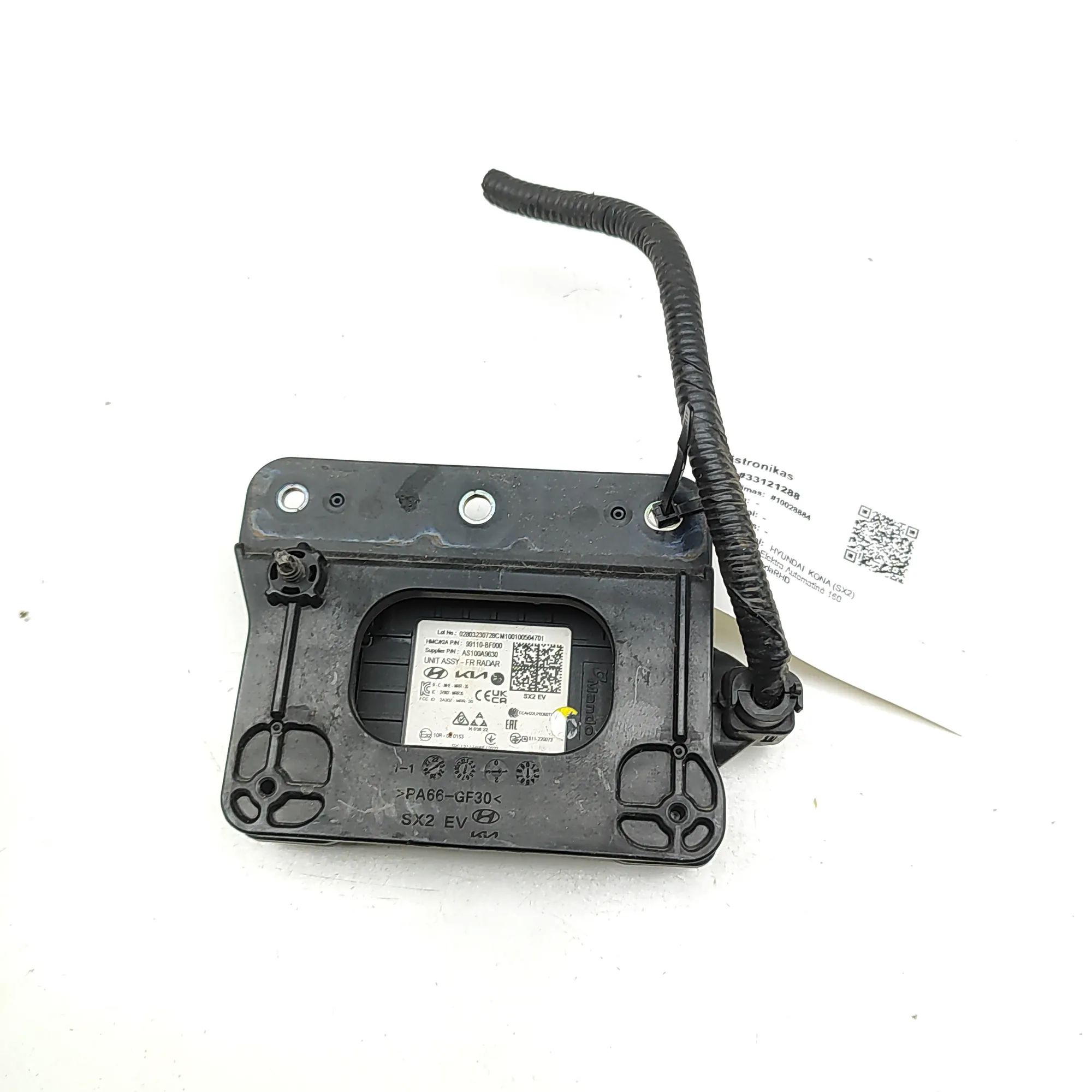 Hyundai Kona Distance Radar Sensor 99110-BF000 Distance Radar Sensor HYUNDAI KONA ...
